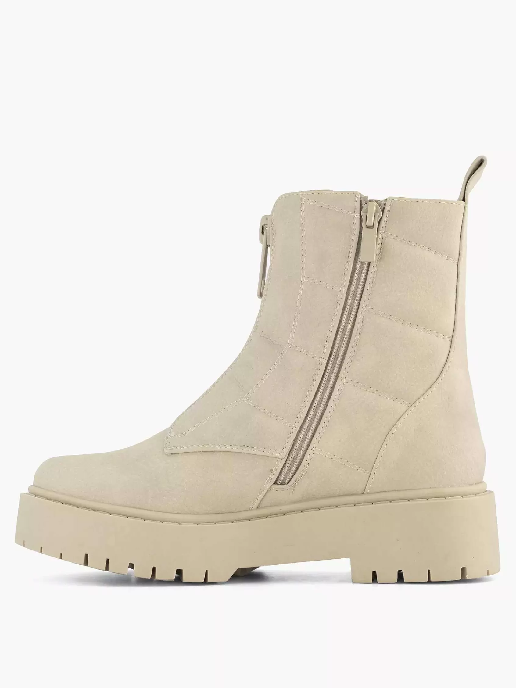 Oxmox Enkellaarzen & Boots>Bikerboot Beige