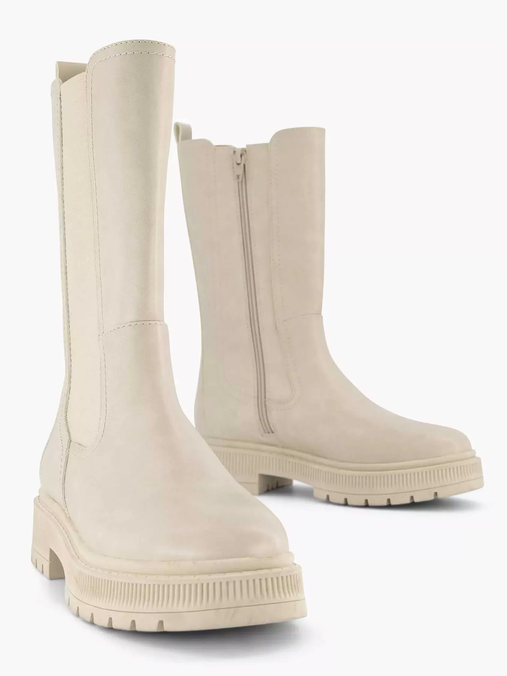 Oxmox Enkellaarzen & Boots>Chelsea Boot Beige