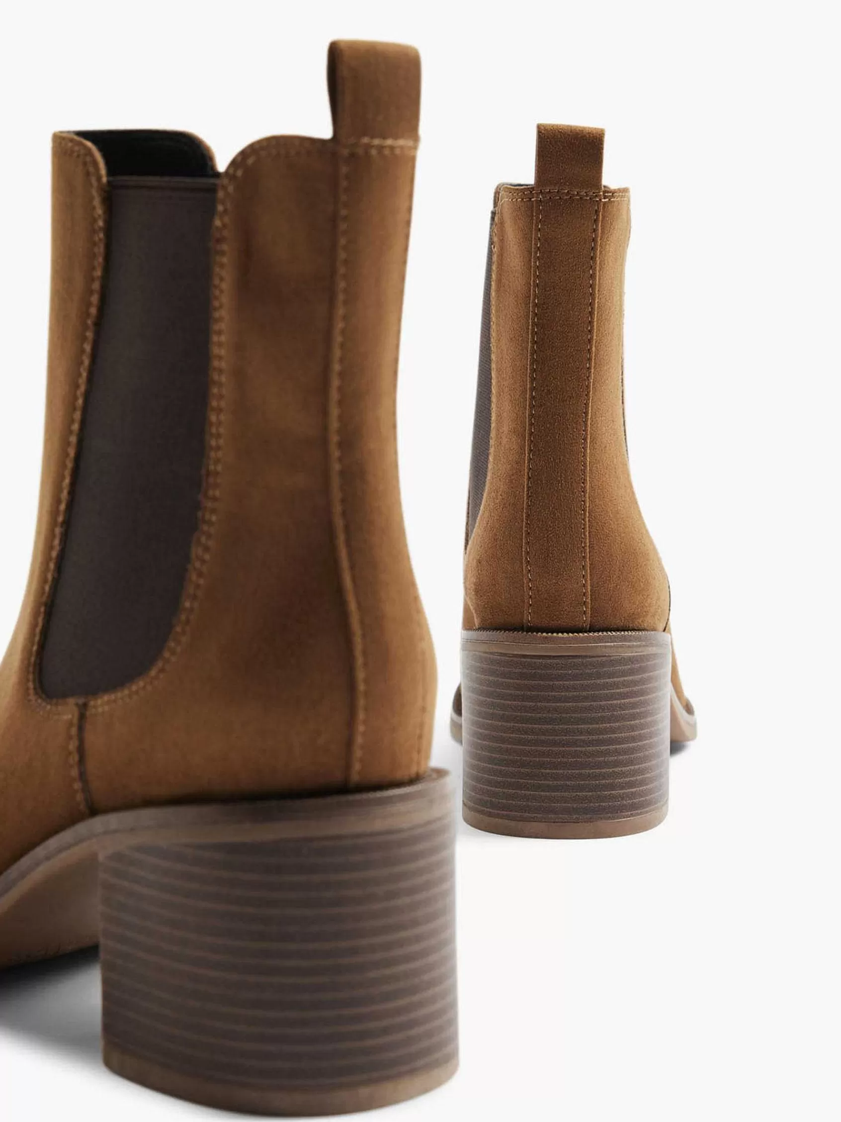 Graceland Hoge Hakken>Cognac Chelsea Boot Hak