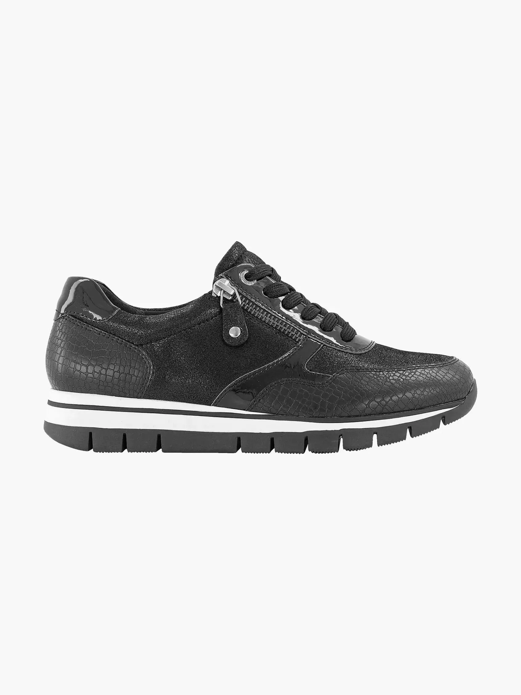 Medicus Comfort>Donker E Sneaker Croco