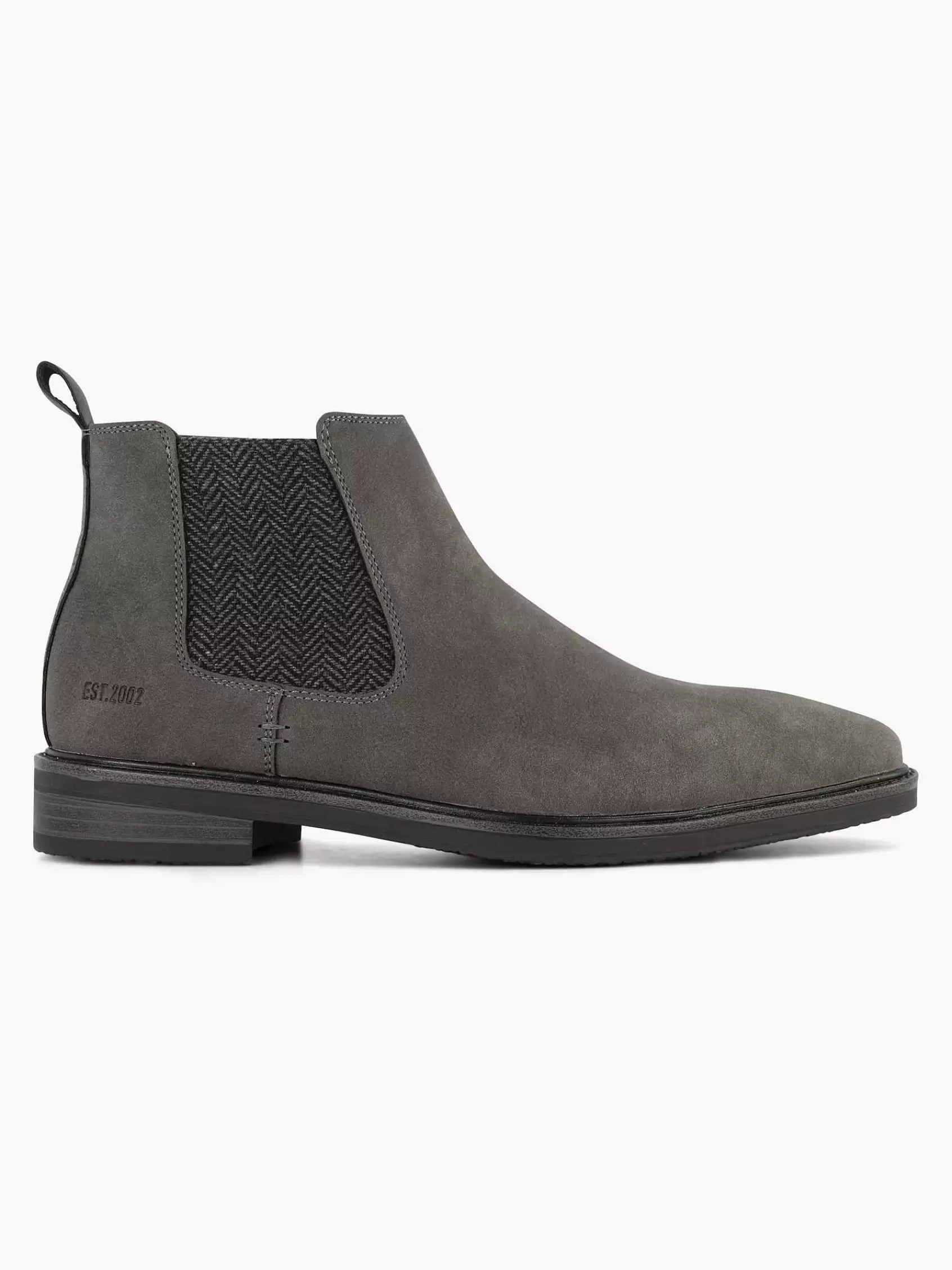 AM SHOE Boots & Laarzen>Donkergrijze Chelsea Boot Grijs