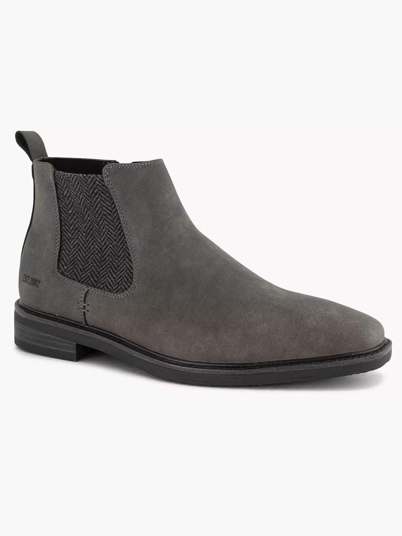 AM SHOE Boots & Laarzen>Donkergrijze Chelsea Boot Grijs