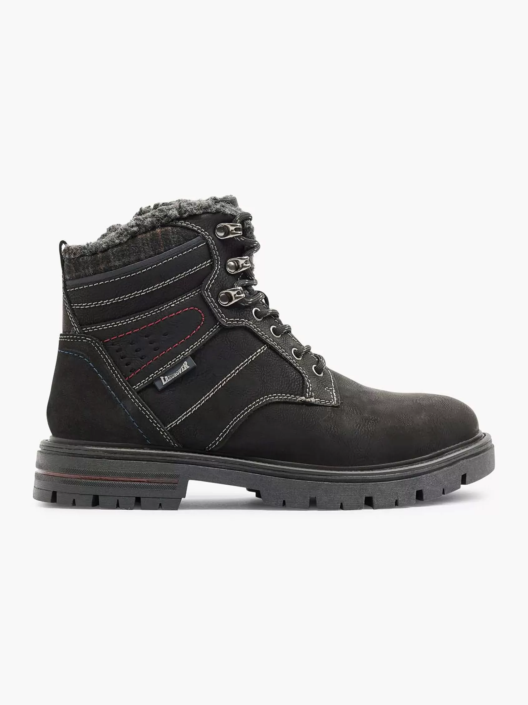 Landrover Boots & Laarzen>Donkergrijze Veterboot Grijs