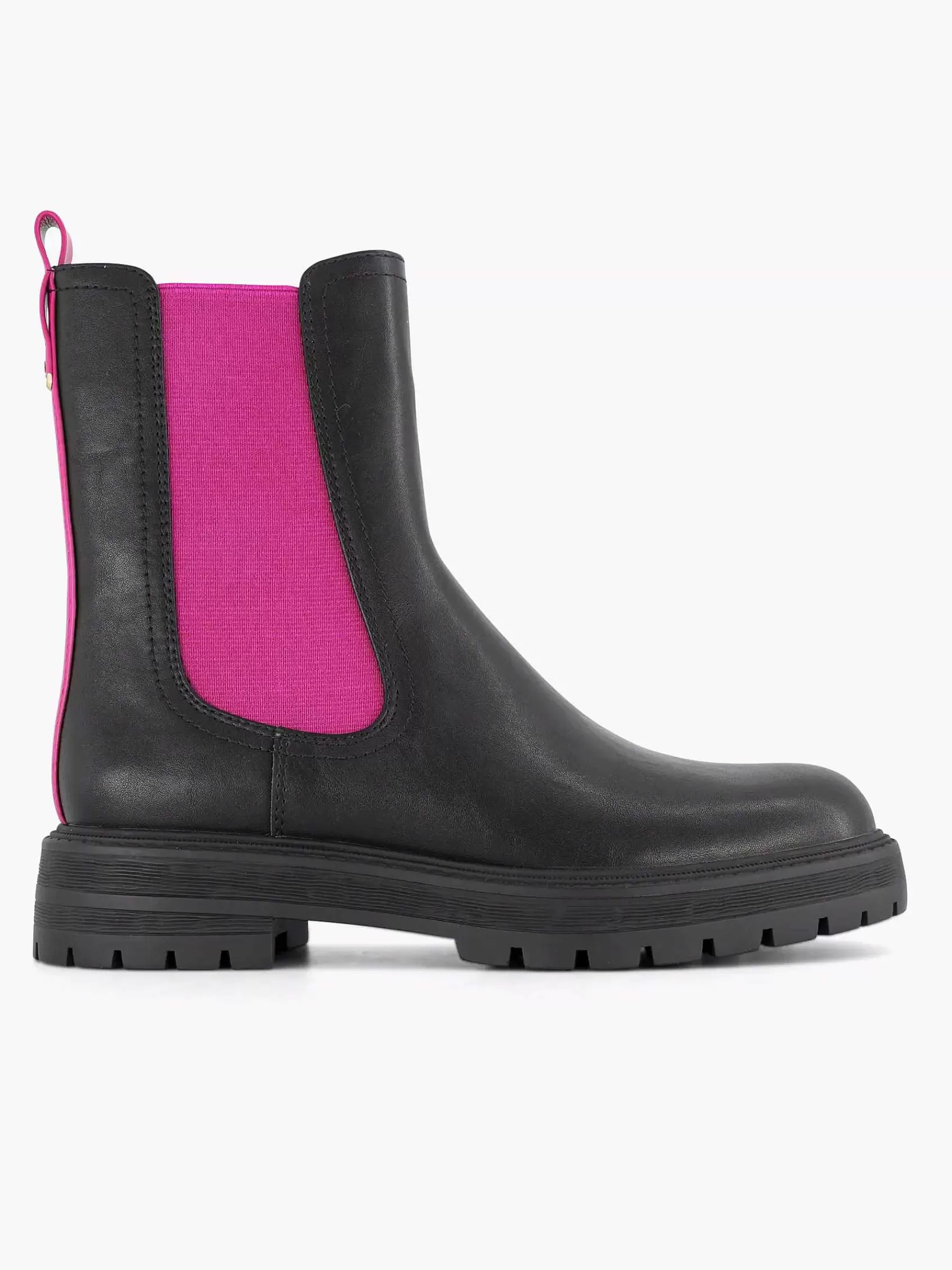 Oxmox Enkellaarzen & Boots>E Chelsea Boot Groen Elastiek Zwart