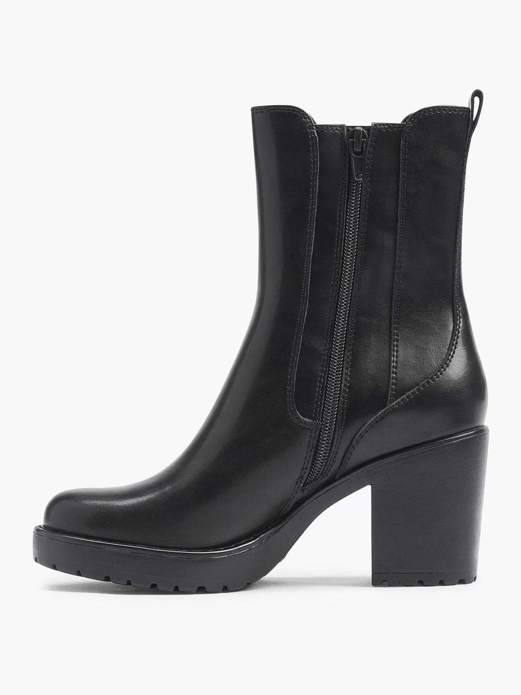 Graceland Enkellaarzen & Boots>E Chelsea Boot Hak Zwart