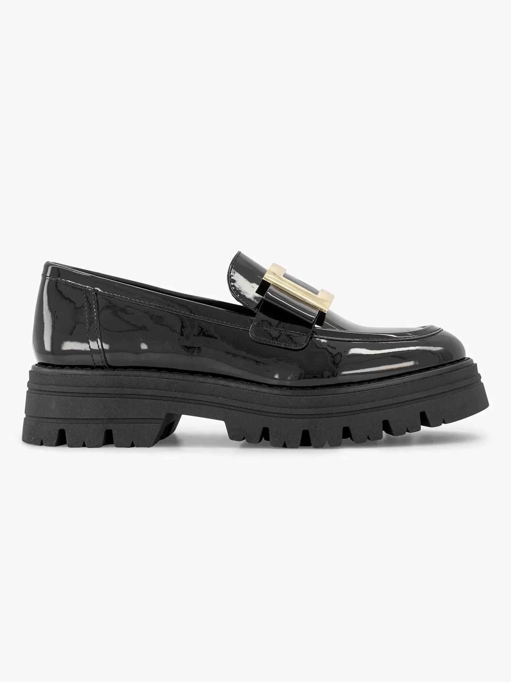 Oxmox Instappers>E Chunky Loafer Lak Zwart