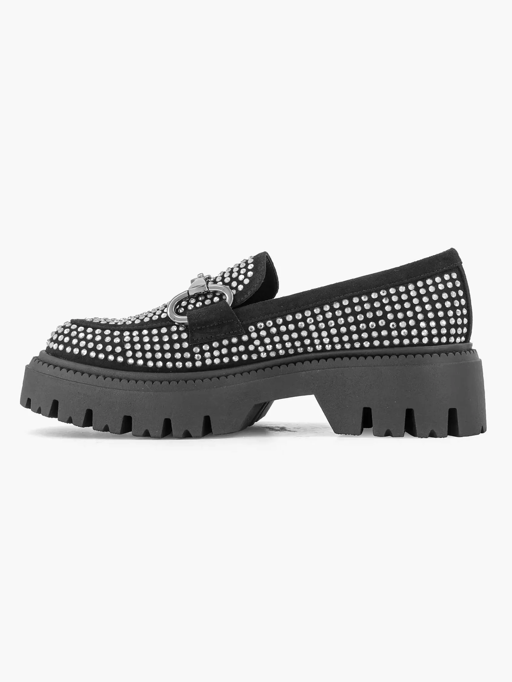 Oxmox Instappers>E Chunky Loafer Steentjes Zwart