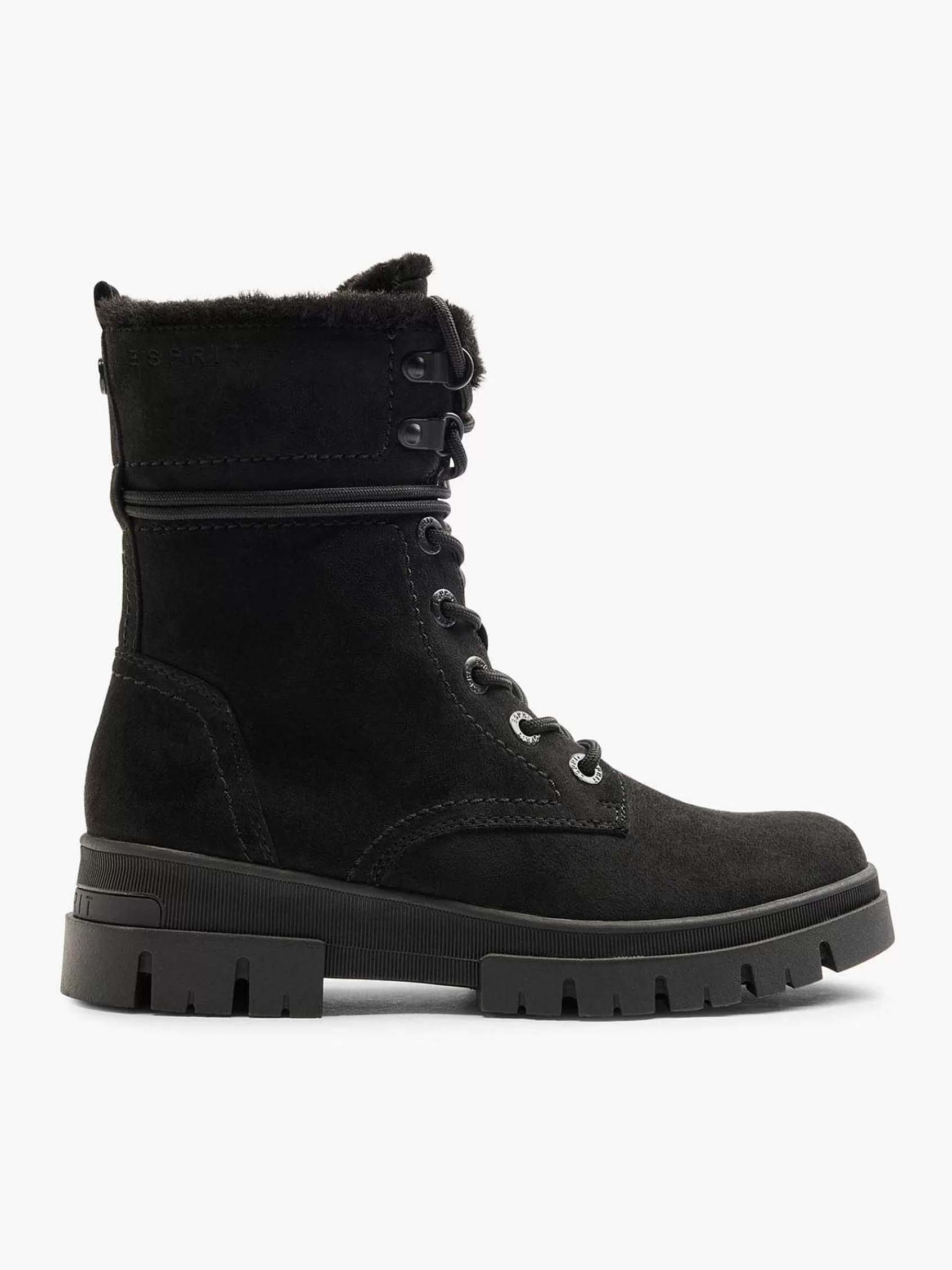 Esprit Enkellaarzen & Boots>E Chunky Veterboot