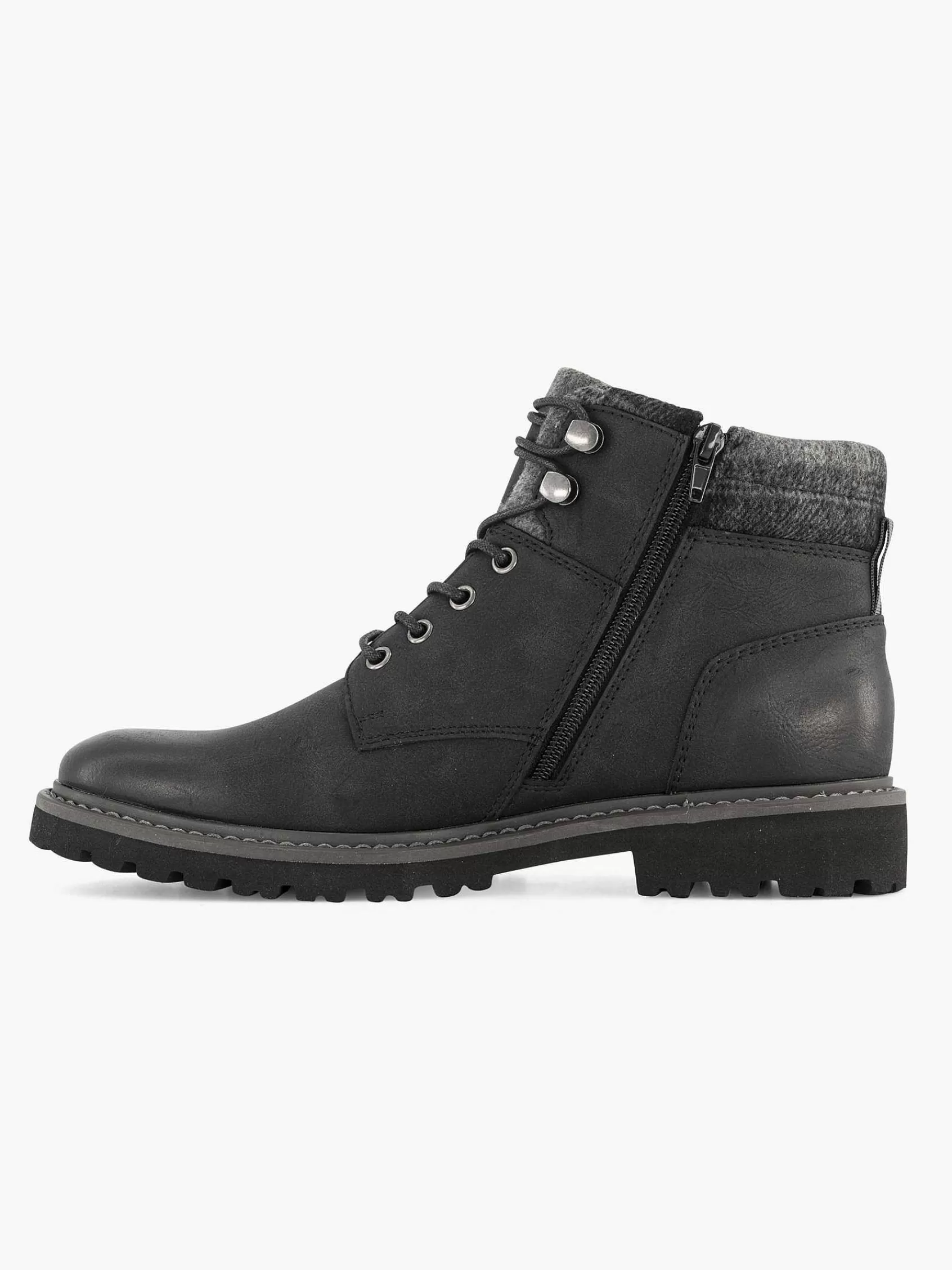 Memphis One Boots & Laarzen>E Hoge Veterboot Zwart