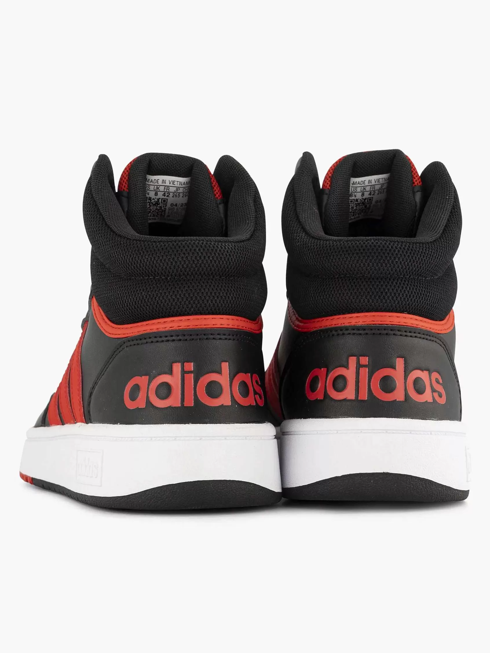 adidas Sneakers>E Hoops 3.0 Mid Zwart