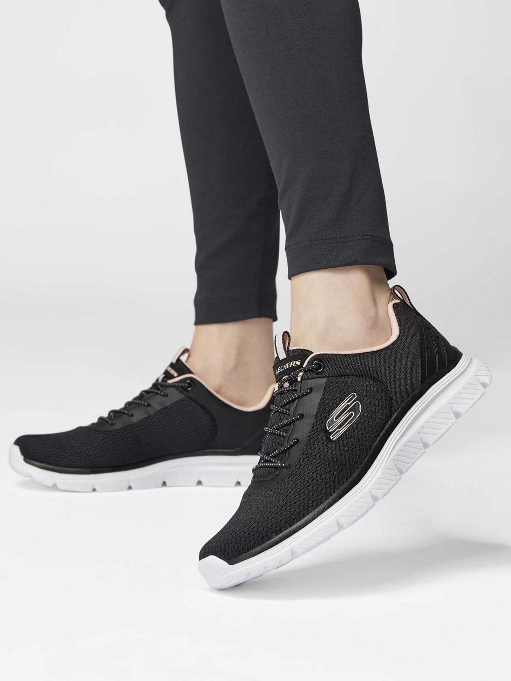 Skechers Instappers>E Instapper Memory Foam Zwart