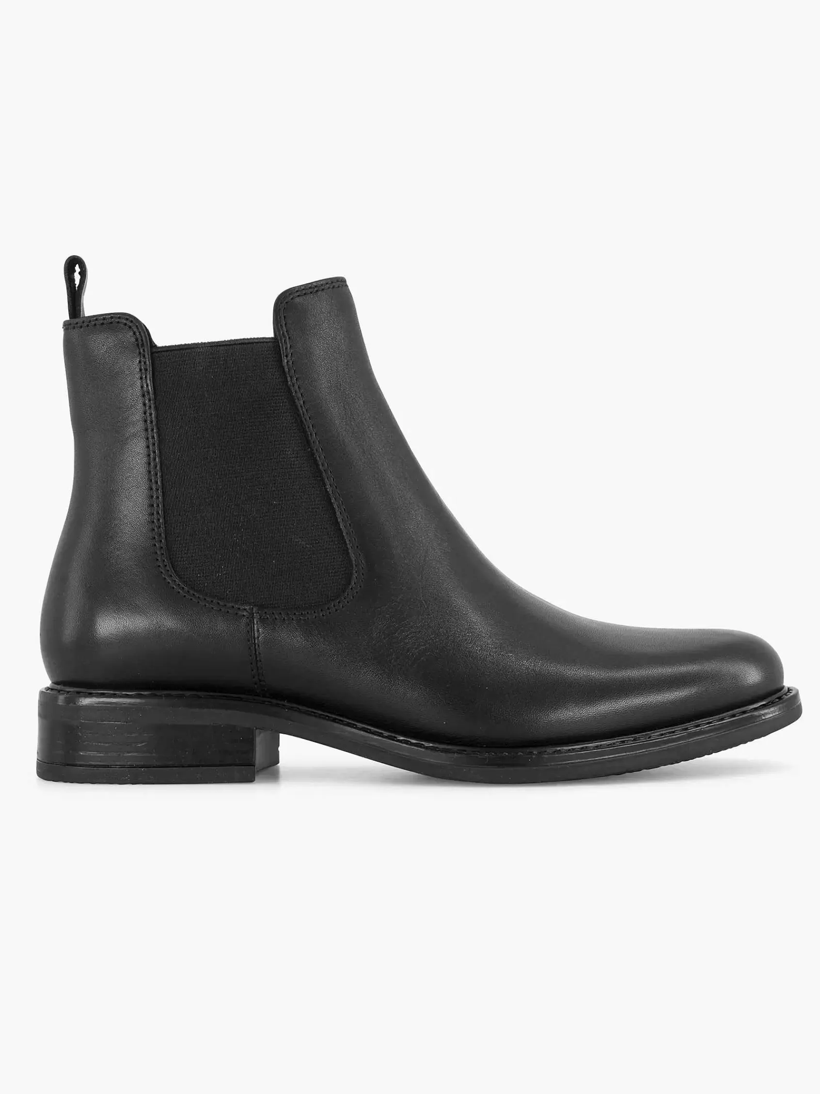 5th Avenue Enkellaarzen & Boots>E Leren Chelsea Boot Zwart