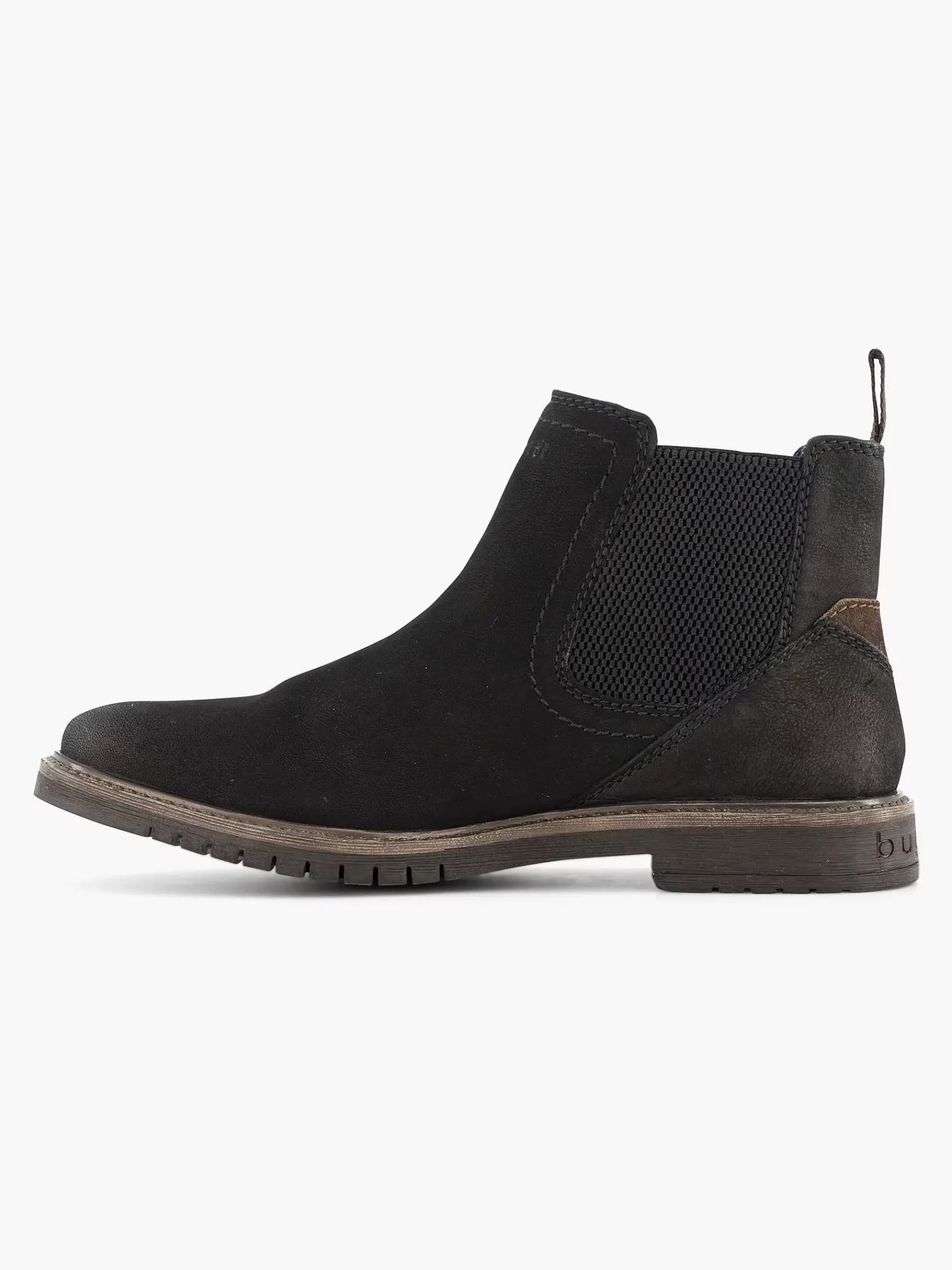 Bugatti Boots & Laarzen>E Leren Chelsea Boot Zwart