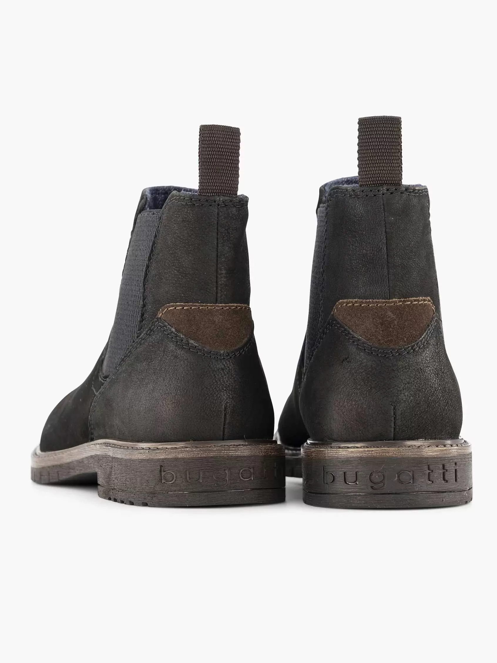 Bugatti Boots & Laarzen>E Leren Chelsea Boot Zwart