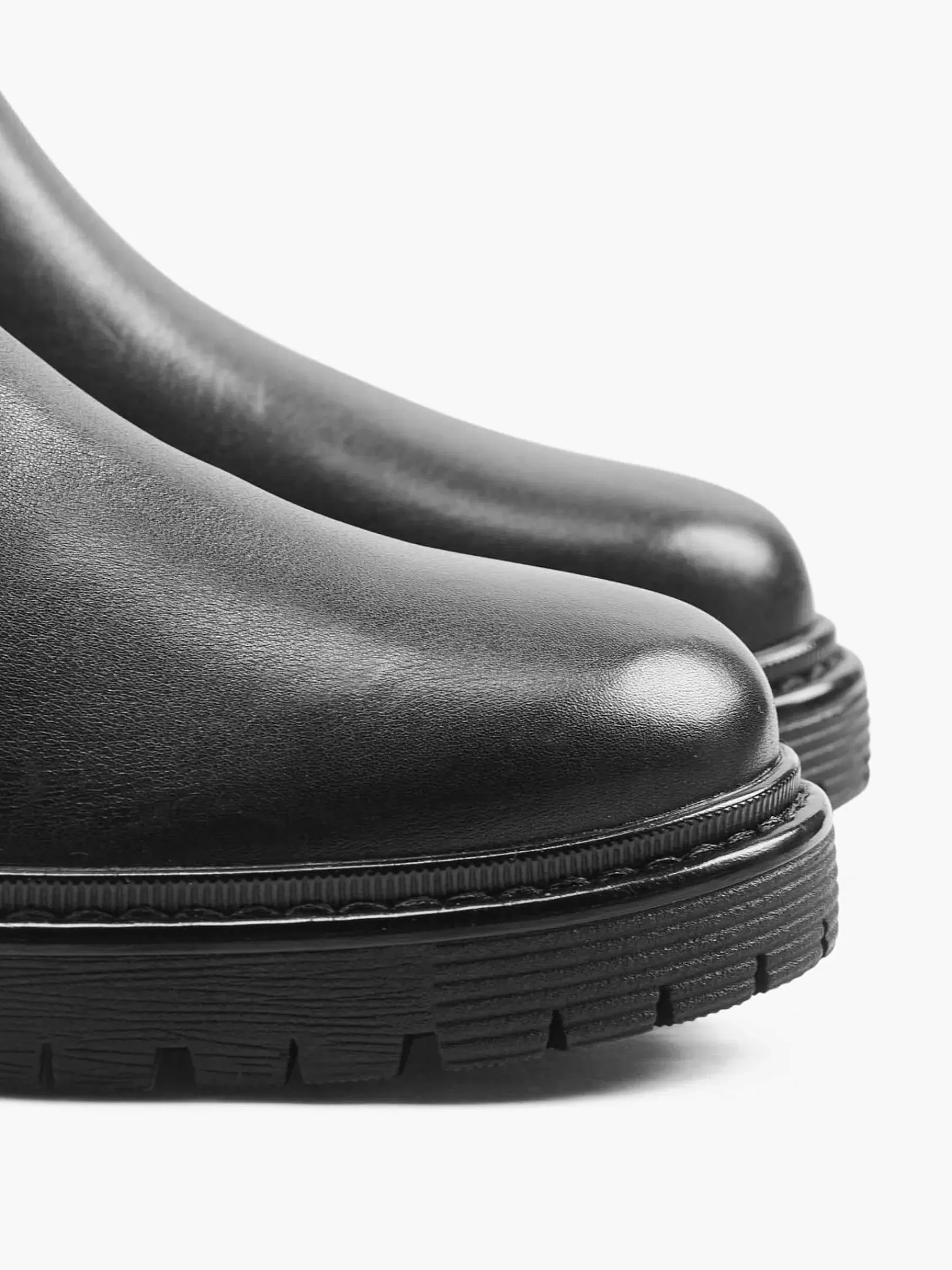 5th Avenue Laarzen>E Leren Chelsea Boot Zwart