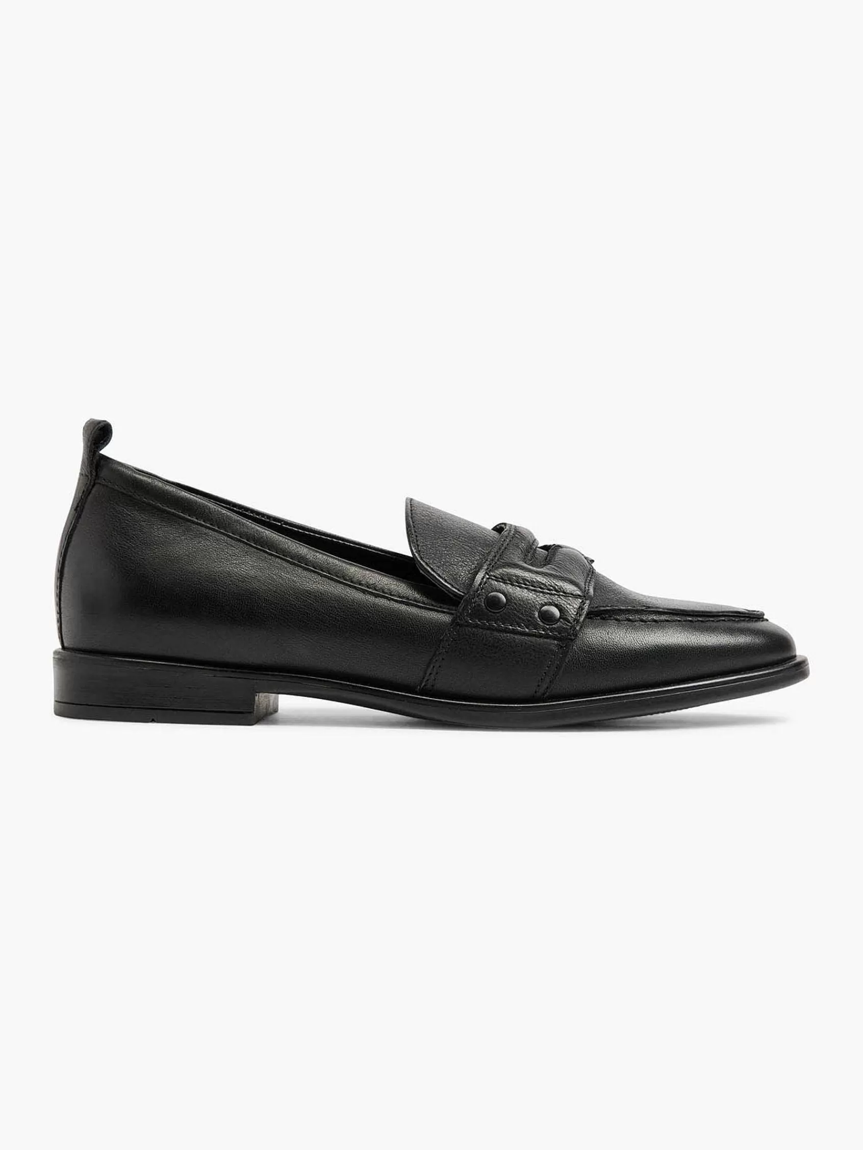 5th Avenue Instappers>E Leren Loafer Zwart