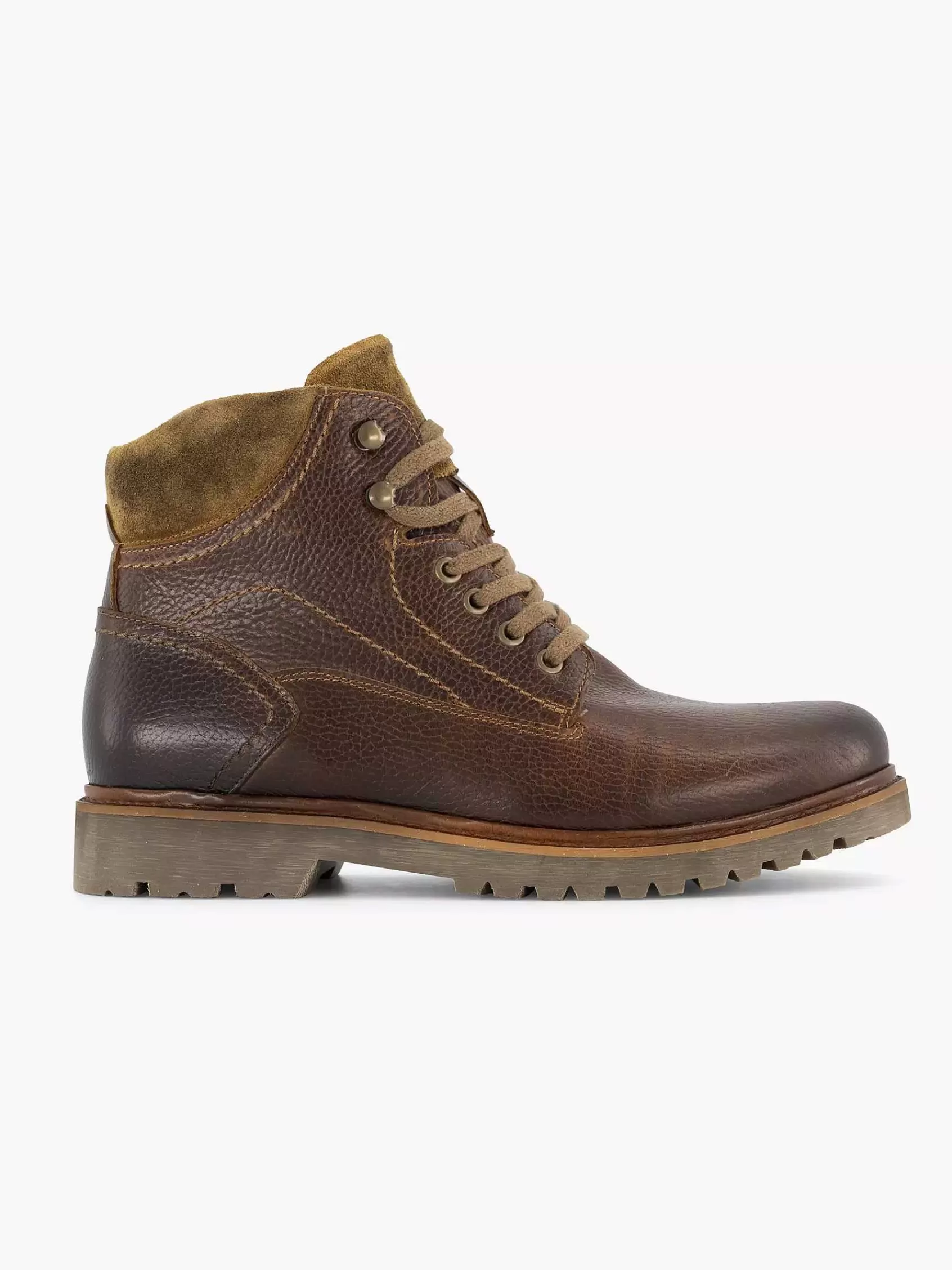 Landrover Boots & Laarzen>E Leren Veterboot Bruin