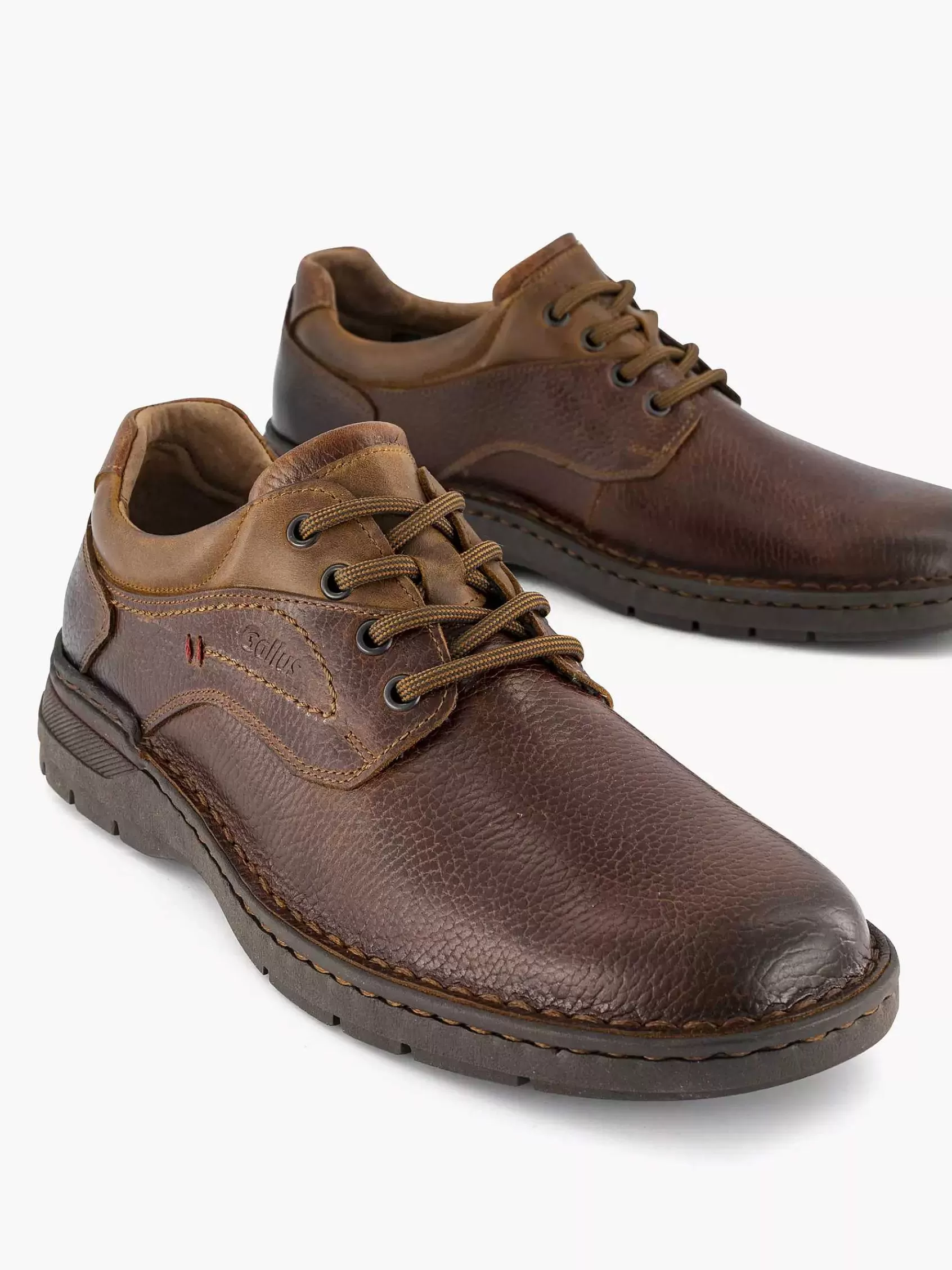 Gallus Comfort>E Leren Veterschoen Bruin