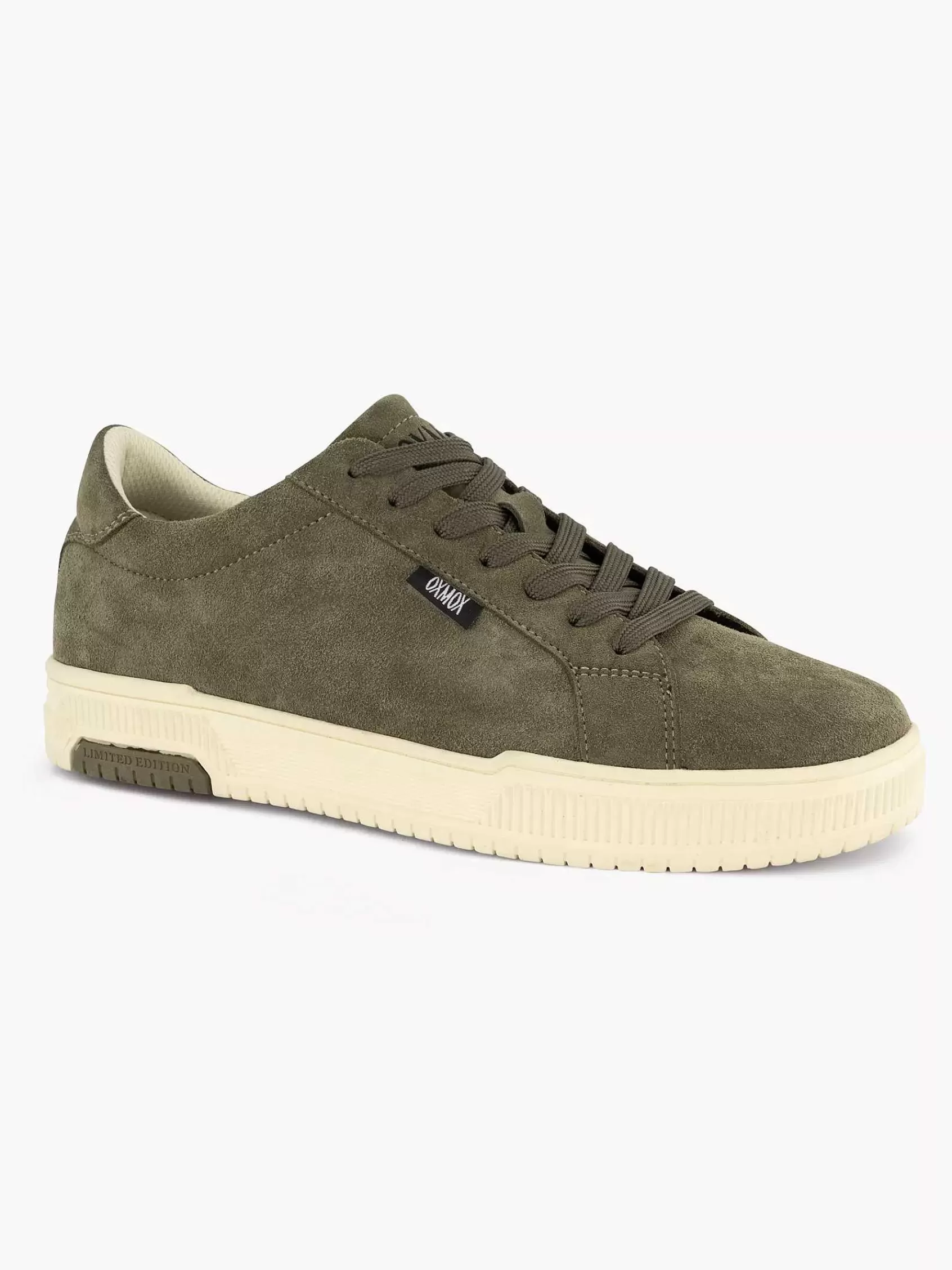 Oxmox Sneakers>E Suede Sneaker Groen