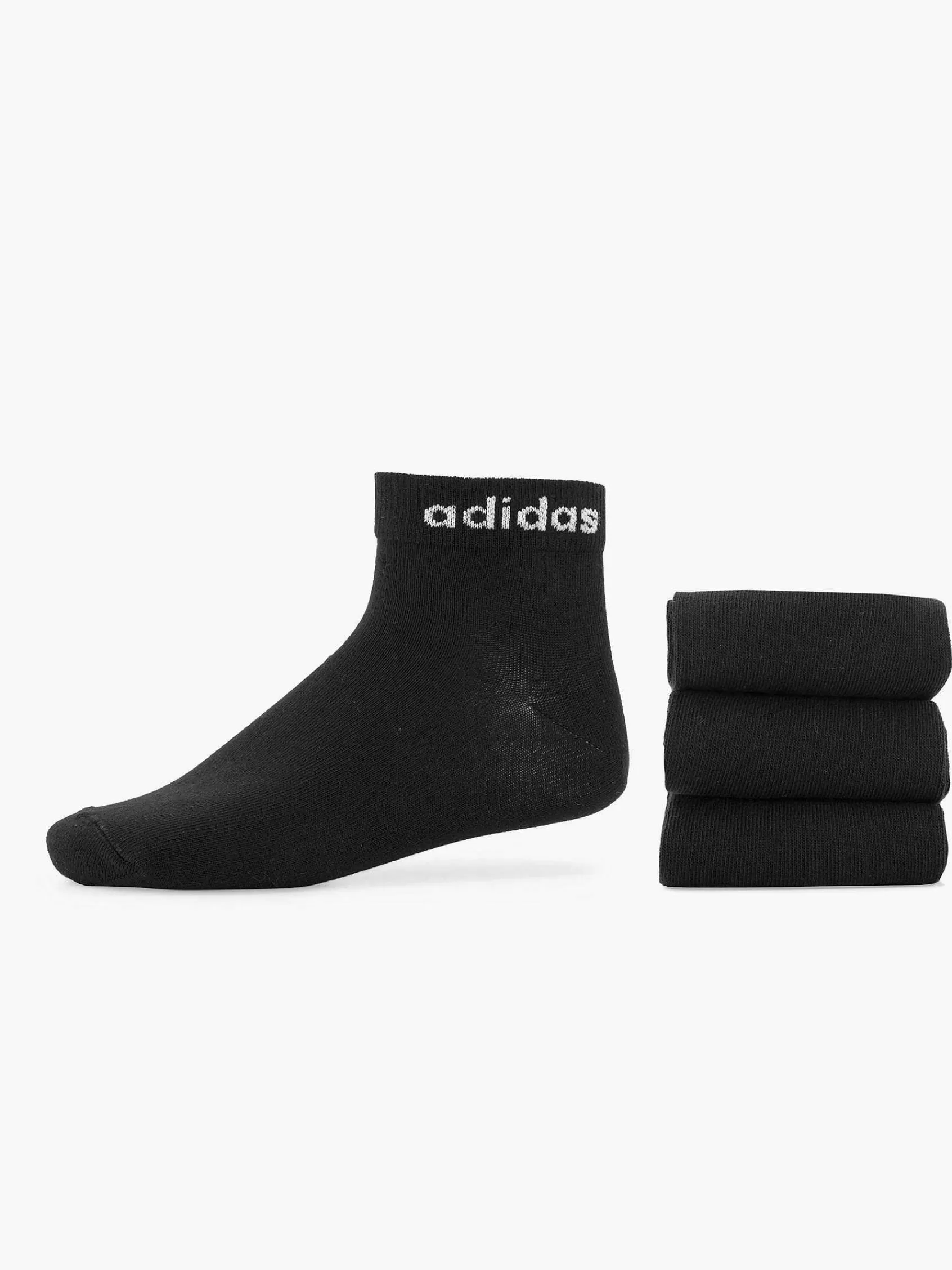 adidas Sokken>E T Lin Ankle 3P Zwart