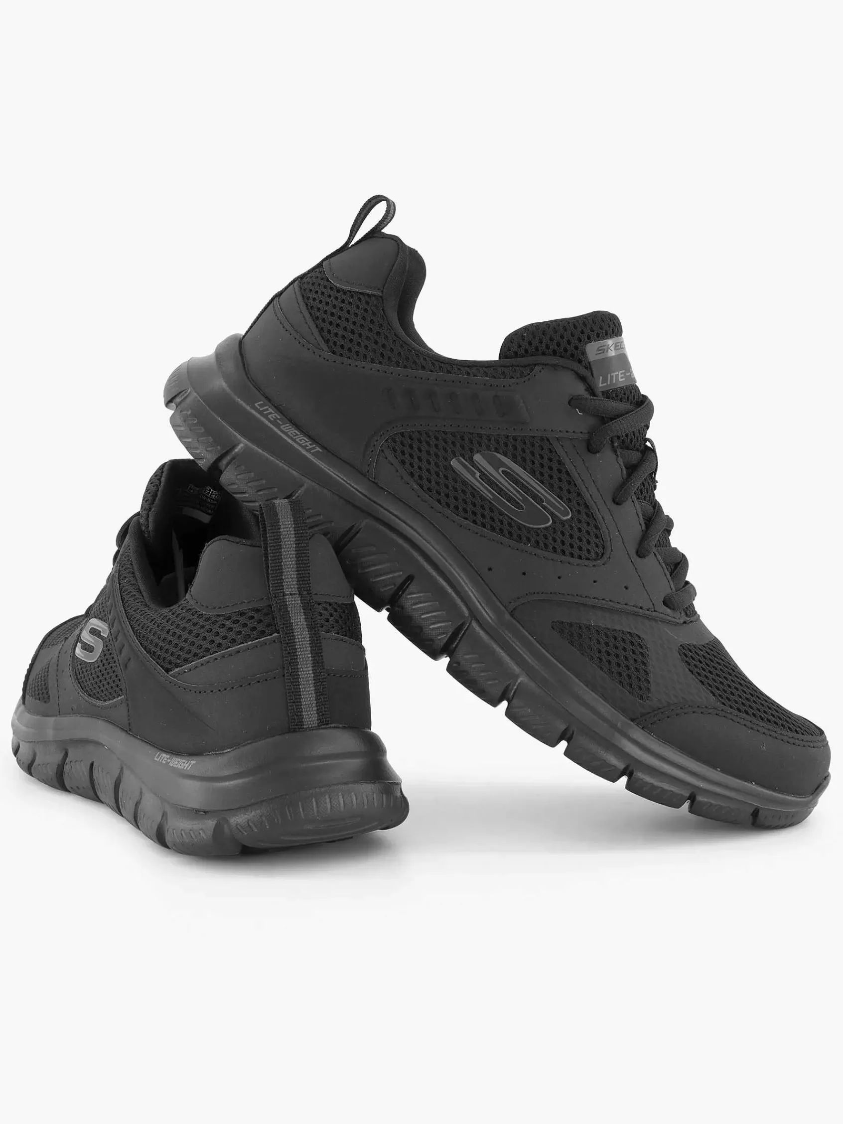 Skechers Sneakers>E Track- Syntac Zwart