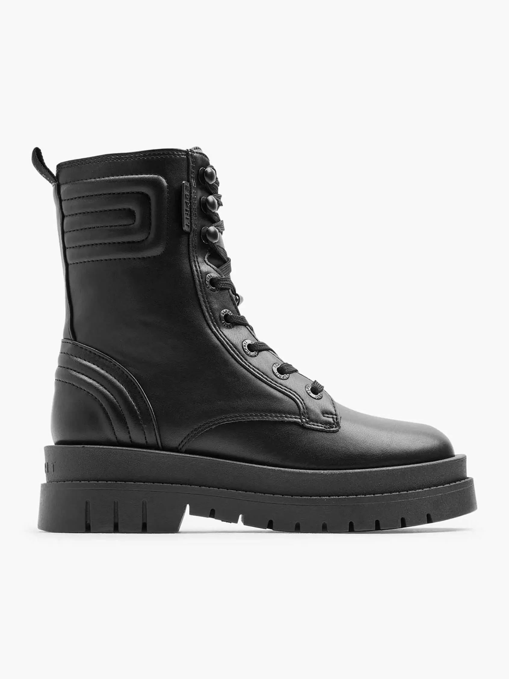 Esprit Enkellaarzen & Boots>E Veterboot Zwart