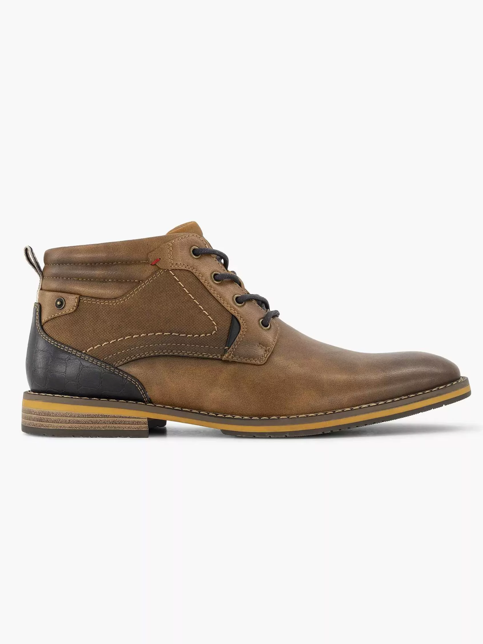 AM SHOE Boots & Laarzen>E Veterboot Bruin