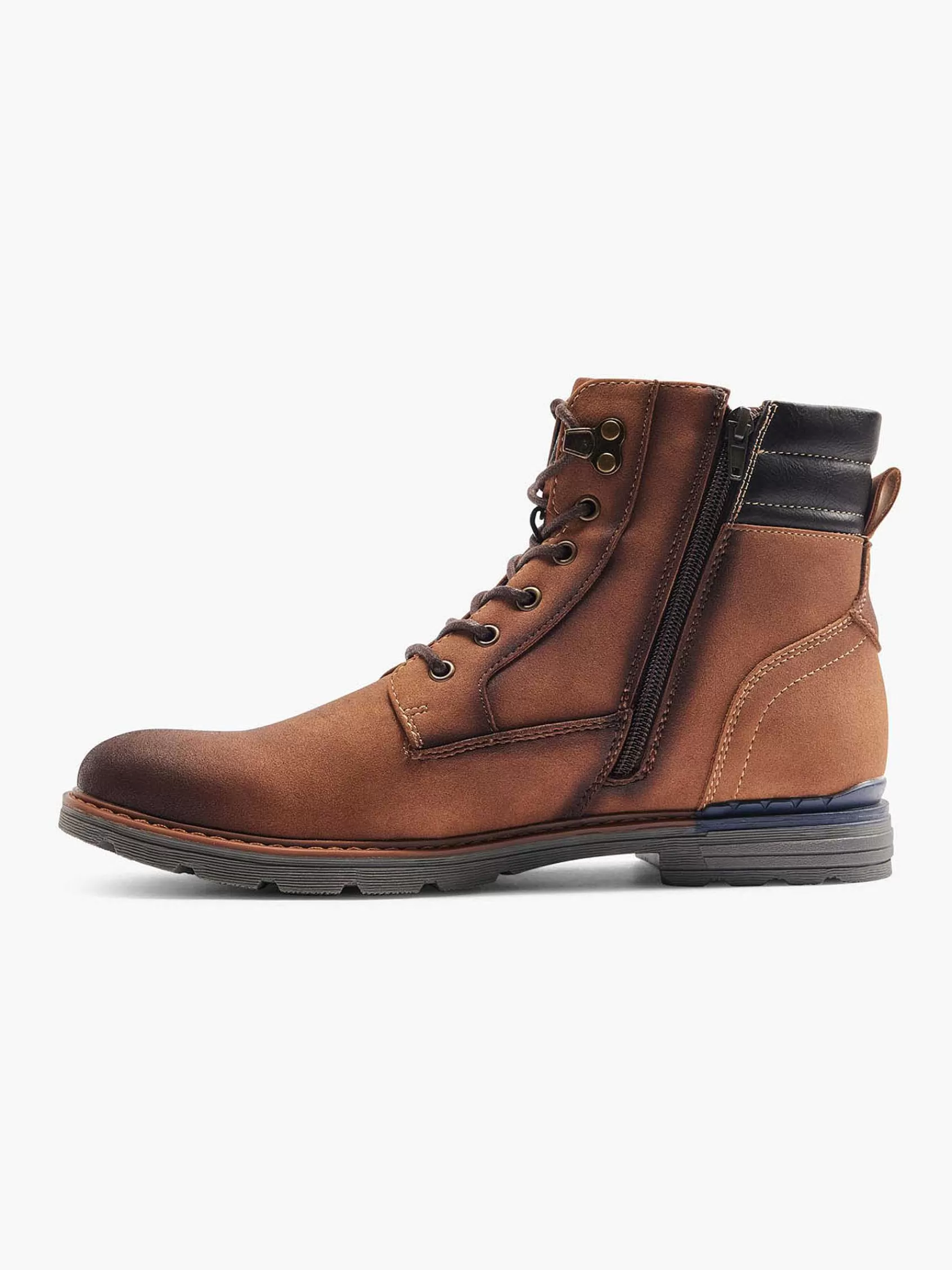 AM SHOE Boots & Laarzen>E Veterboot Bruin