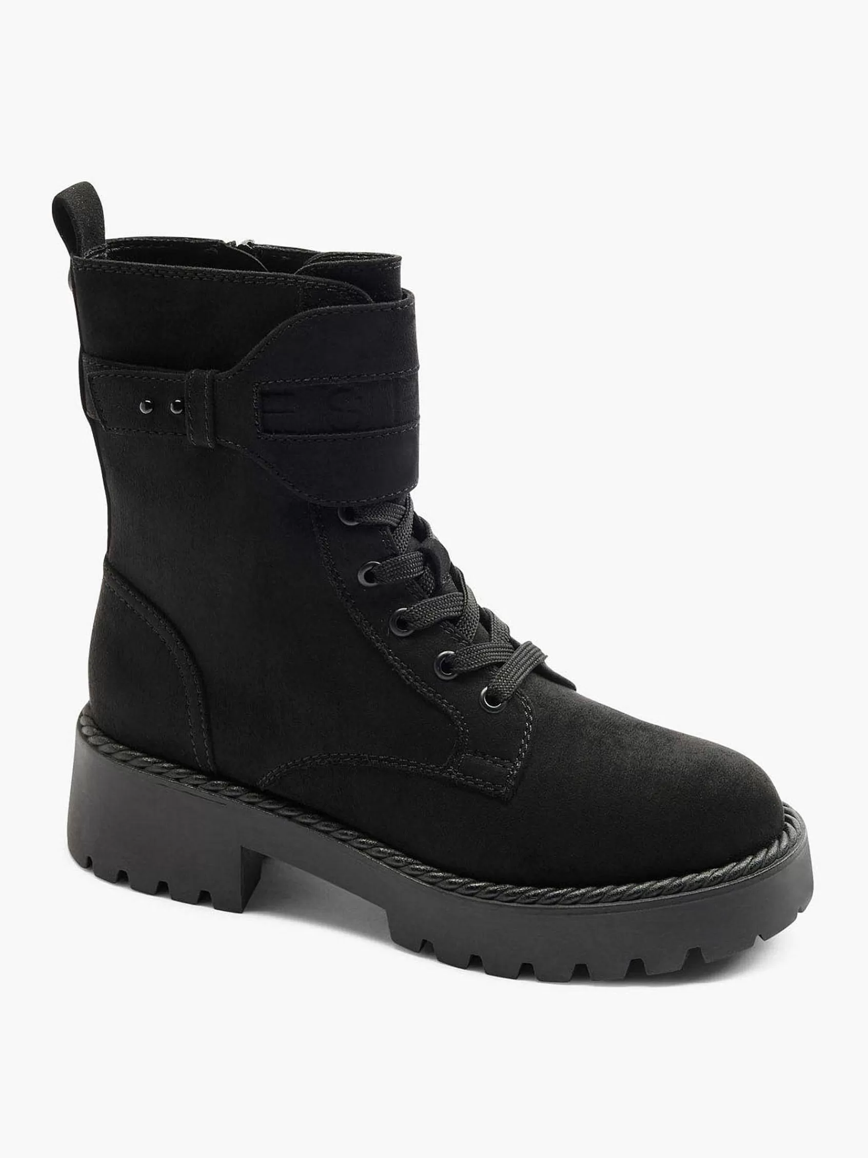 Esprit Enkellaarzen & Boots>E Veterboot Zwart