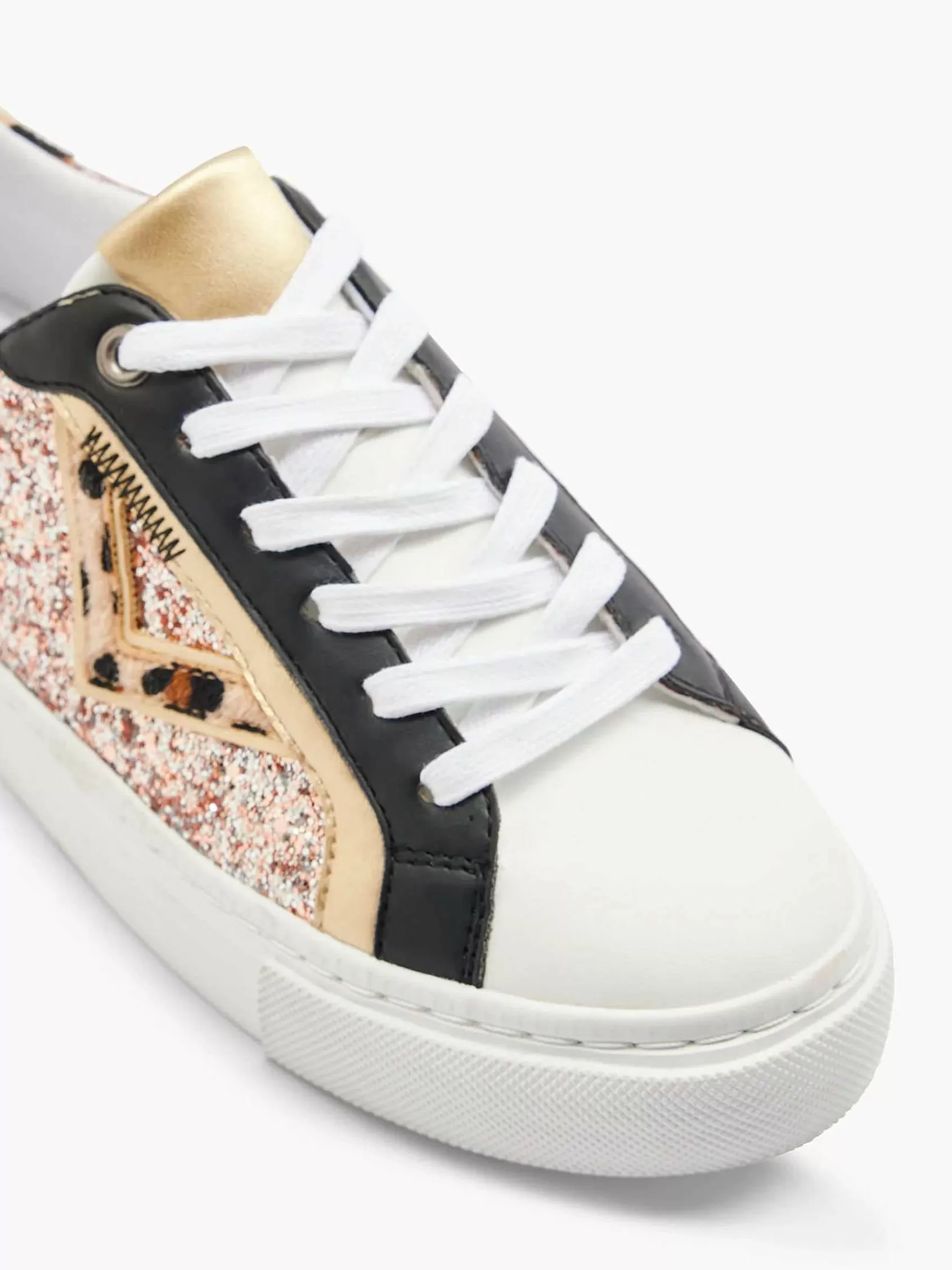 Graceland Sneakers>En Sneaker Glitter Goud