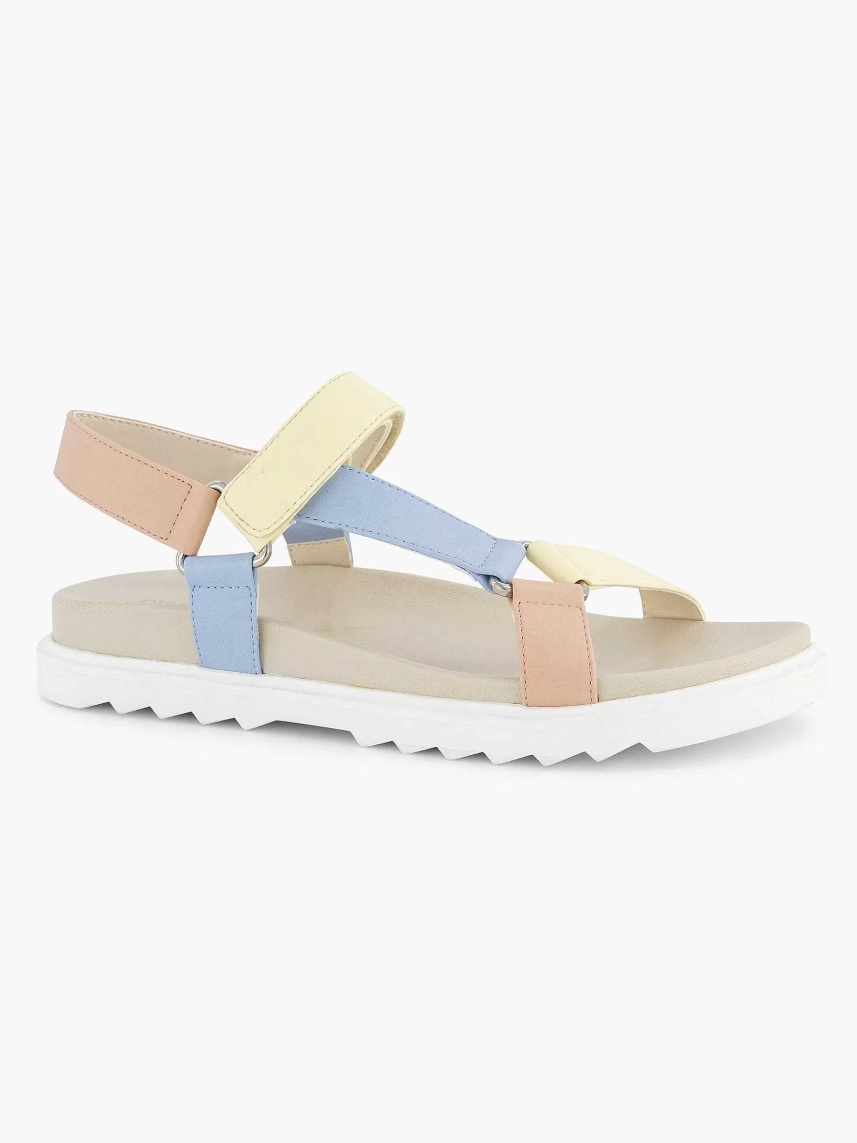 Oxmox Sandalen>Gekleurde Pastel Chunky Sandaal Veelkleurig