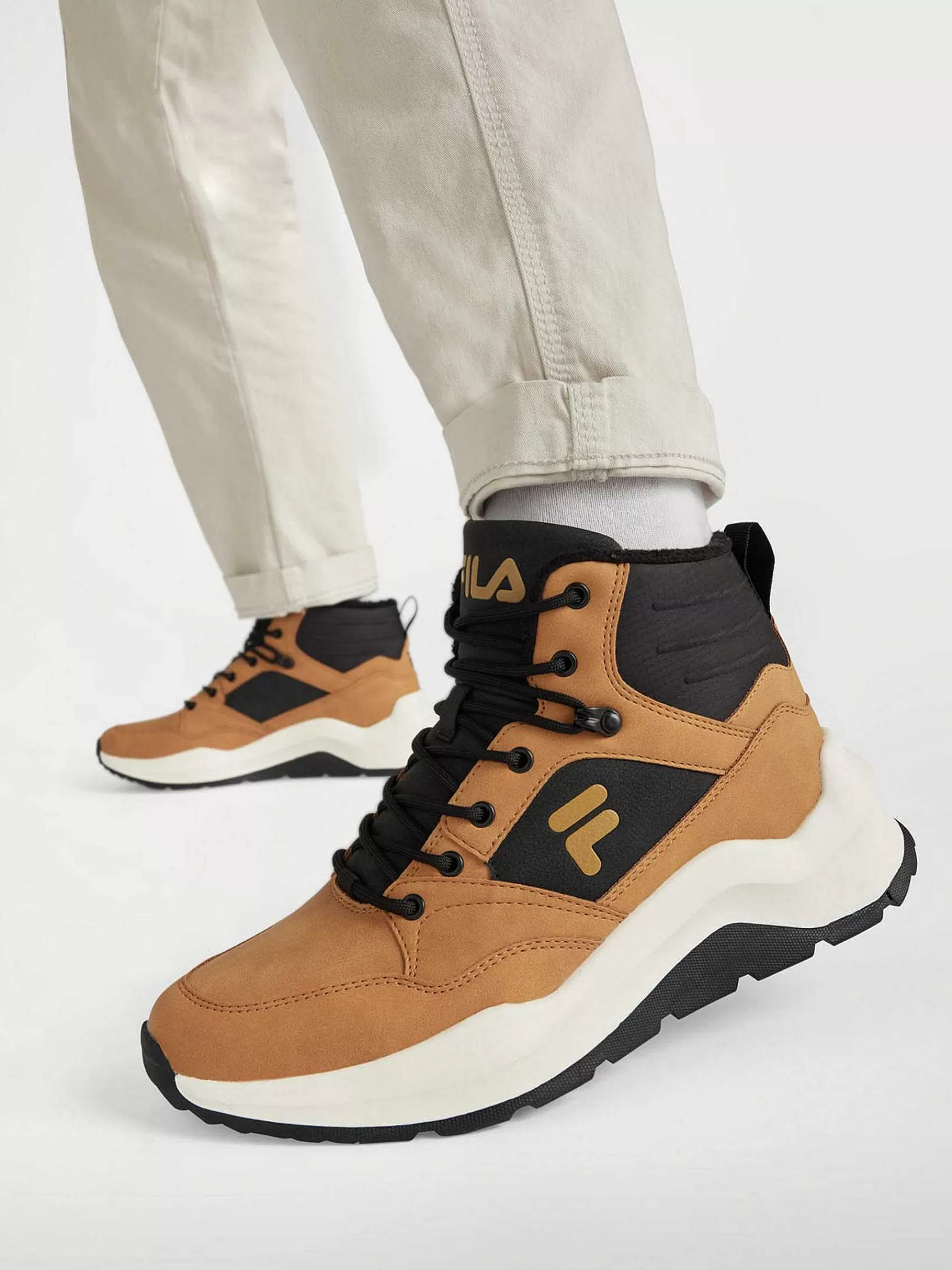 FILA Sport & Outdoor>Hoge Sneaker Cognac