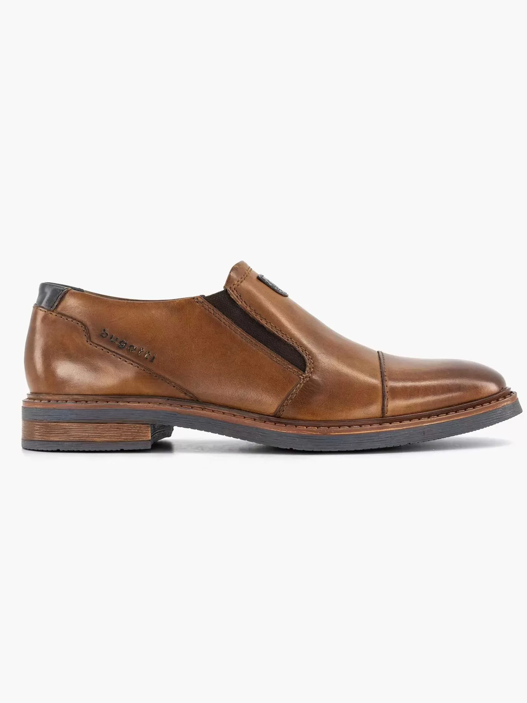 Bugatti Geklede Schoenen>Maiko Extra Wide Cognac