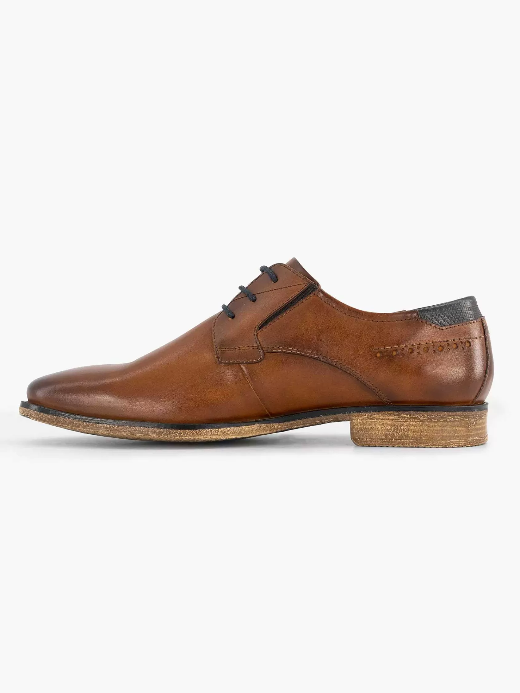 Bugatti Geklede Schoenen>Nicolo Exko Cognac