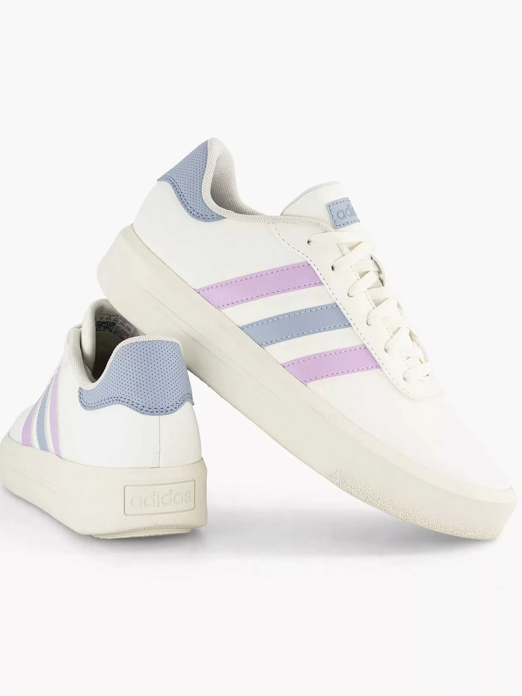 adidas Sneakers>Off White Court Platform Wit