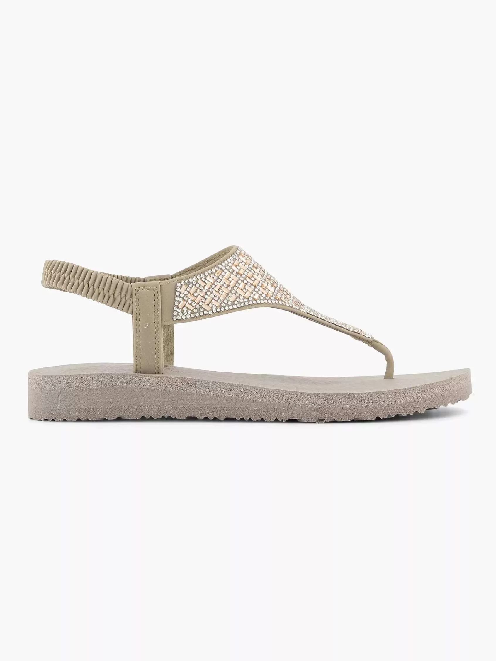 Skechers Sandalen>Sandaal Taupe