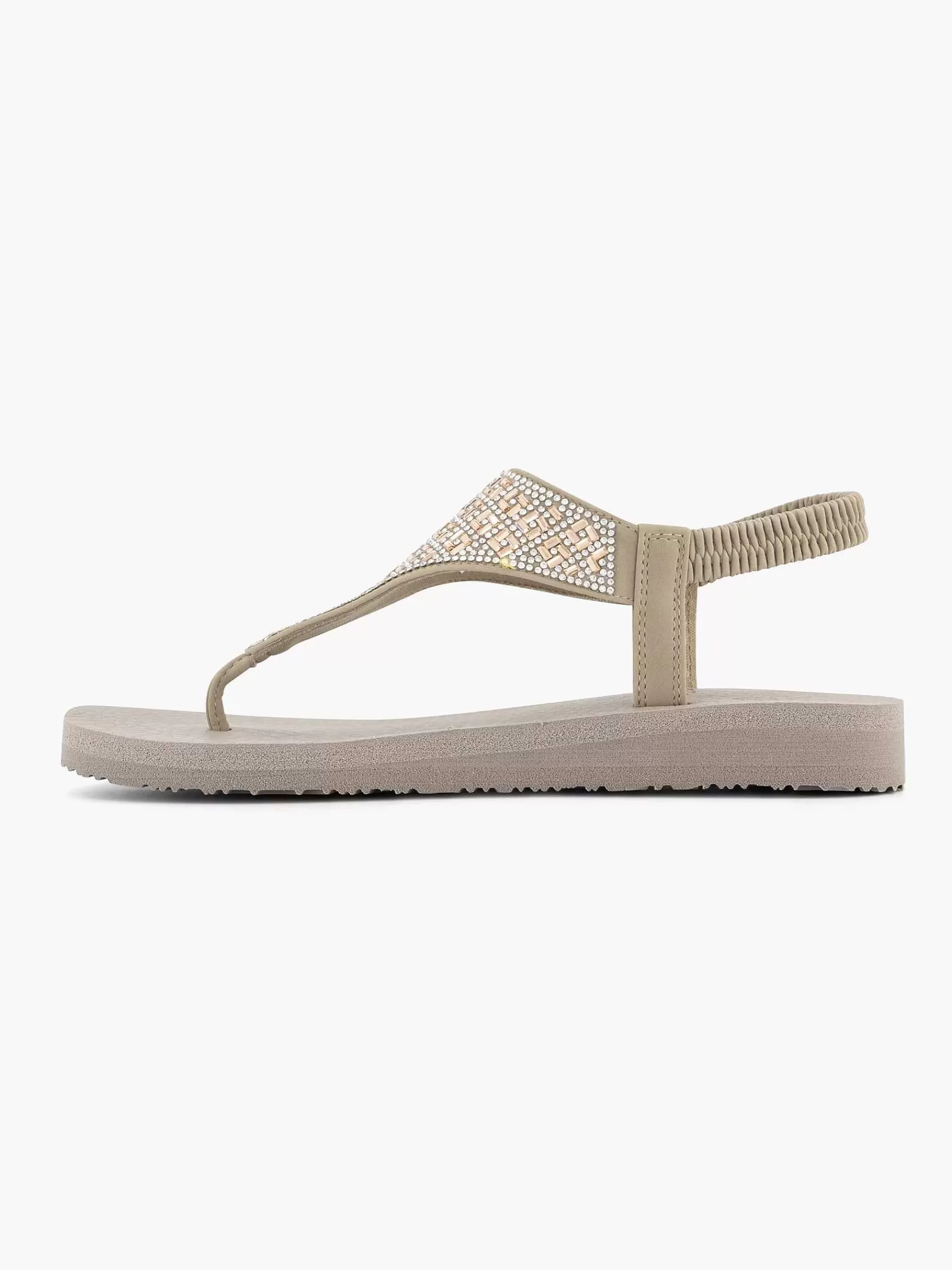 Skechers Sandalen>Sandaal Taupe