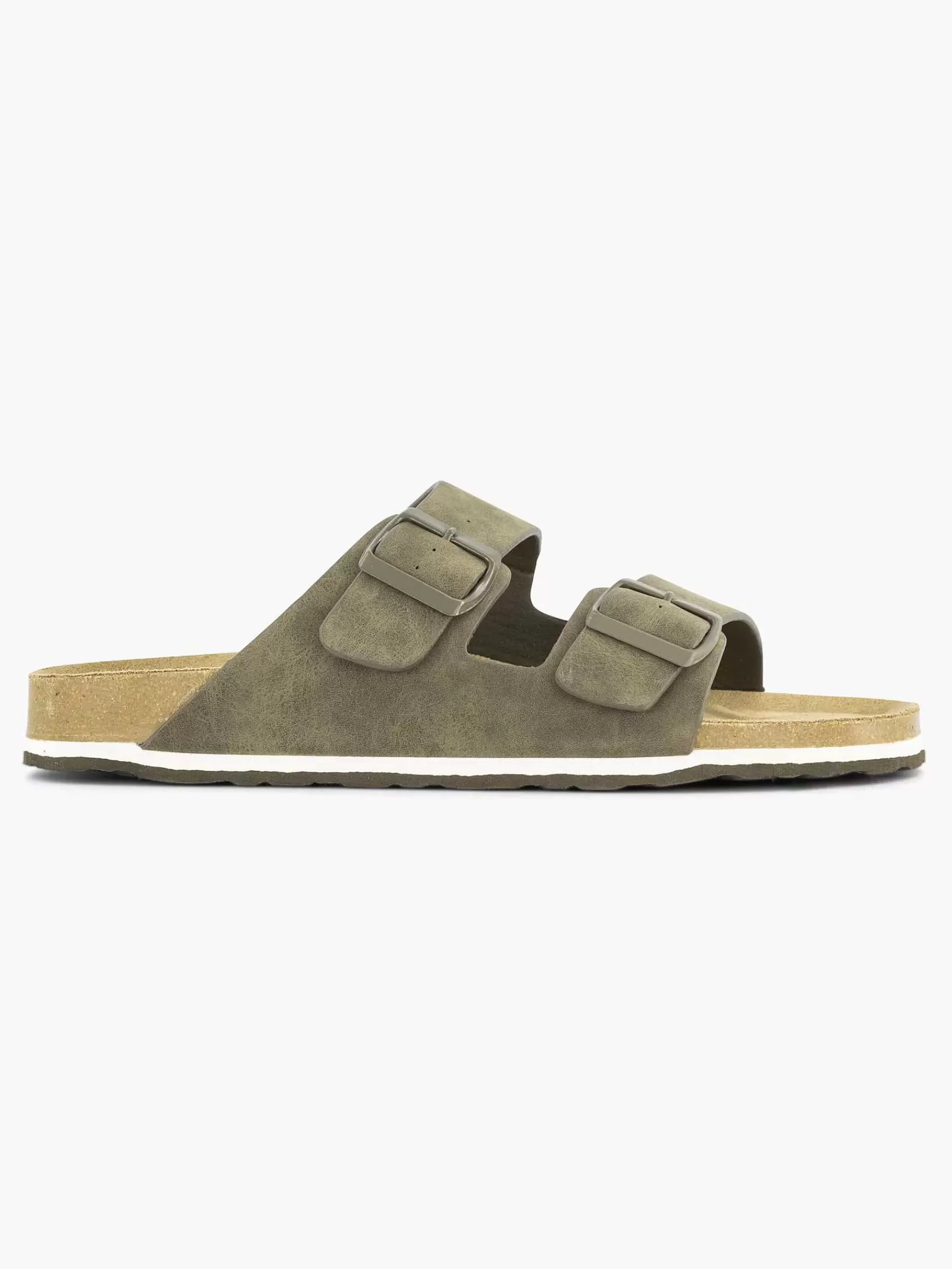 Memphis One Slippers>Slipper Gesp Khaki