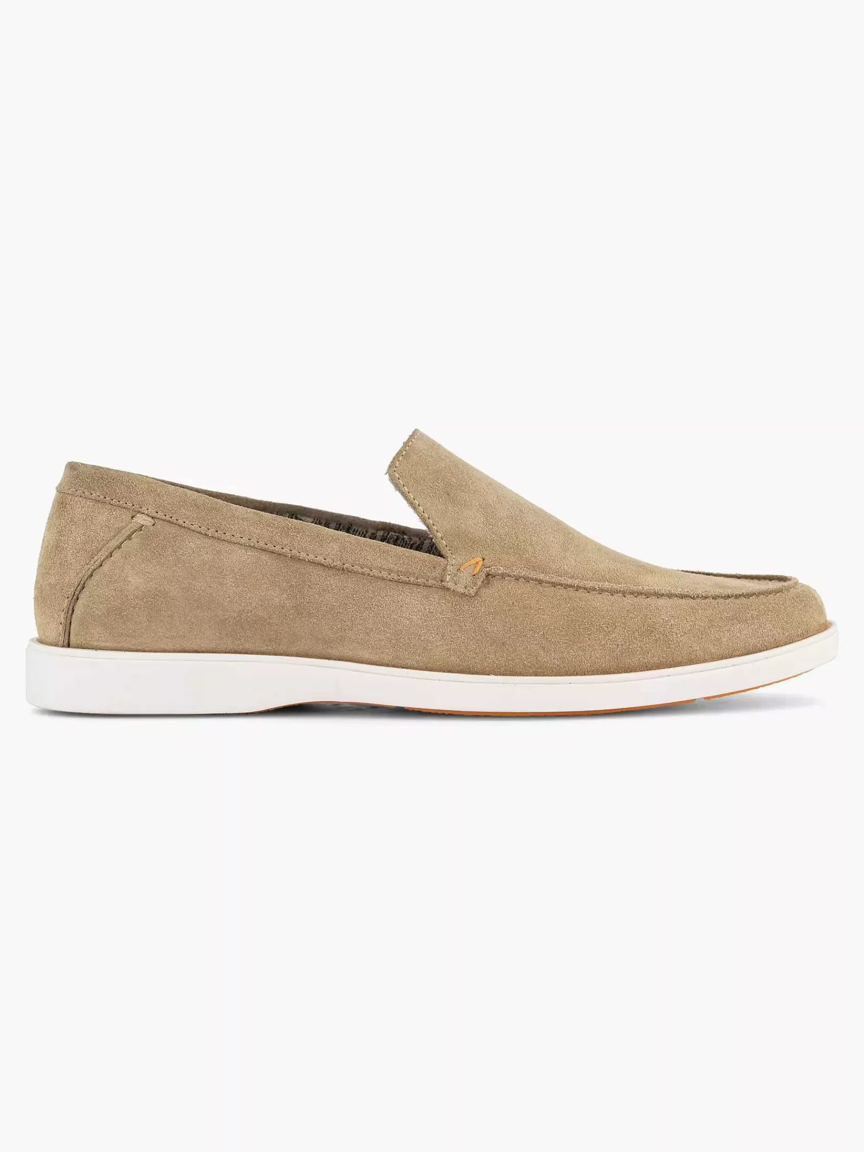 Memphis One Instappers>Suede Loafer Beige