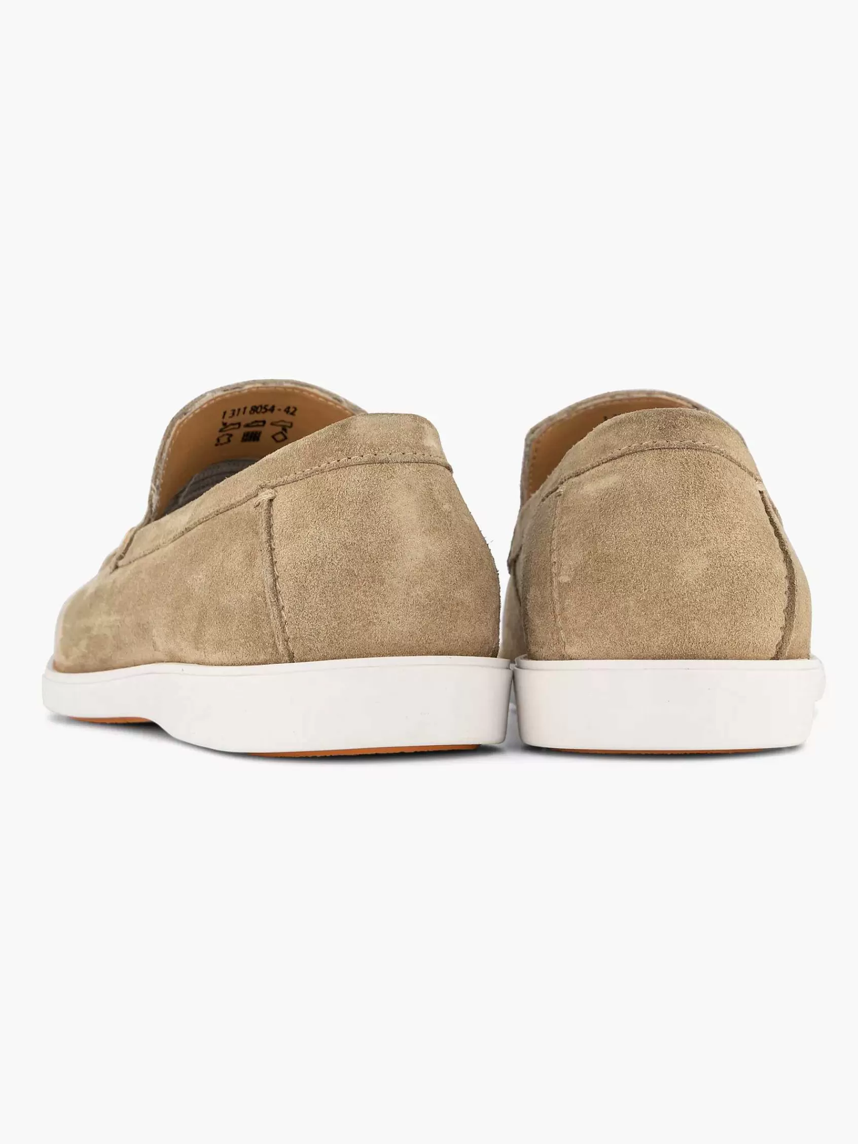 Memphis One Instappers>Suede Loafer Beige