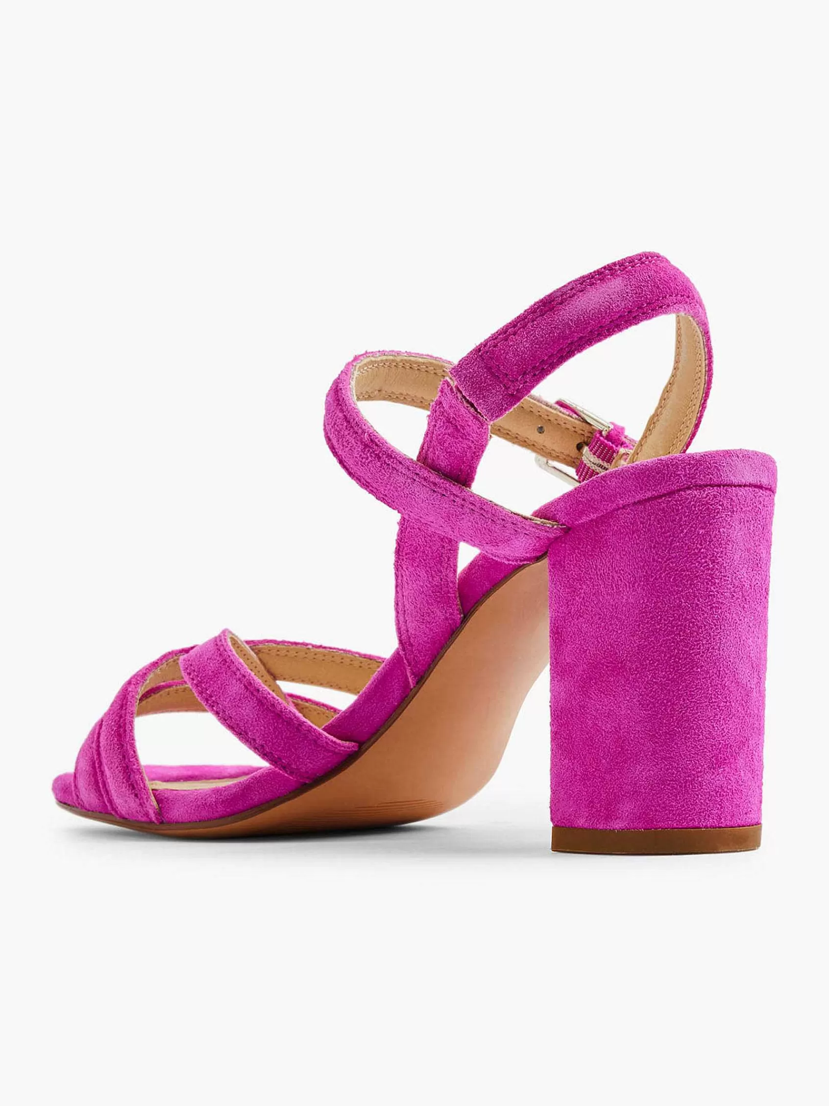 5th Avenue Sandalen>Suede Sandalette Roze