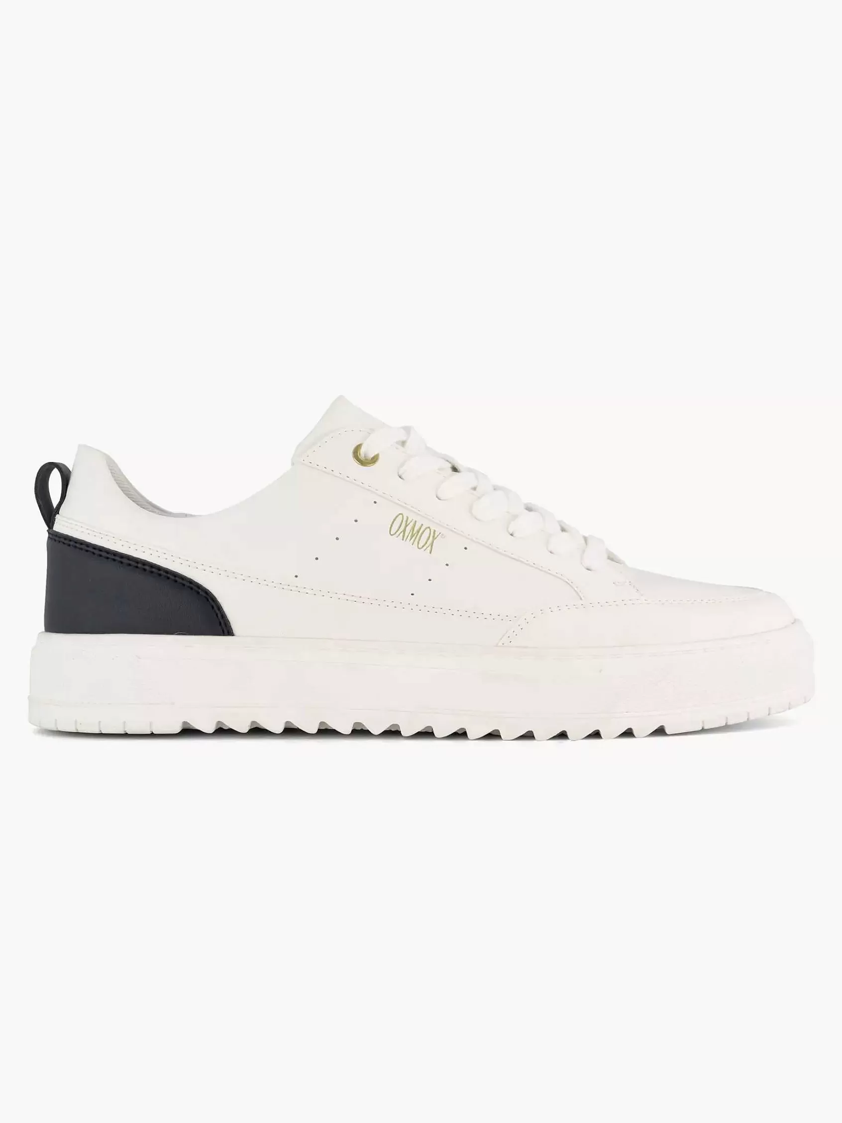 Oxmox Sneakers>Te Leren Chunky Sneaker Wit