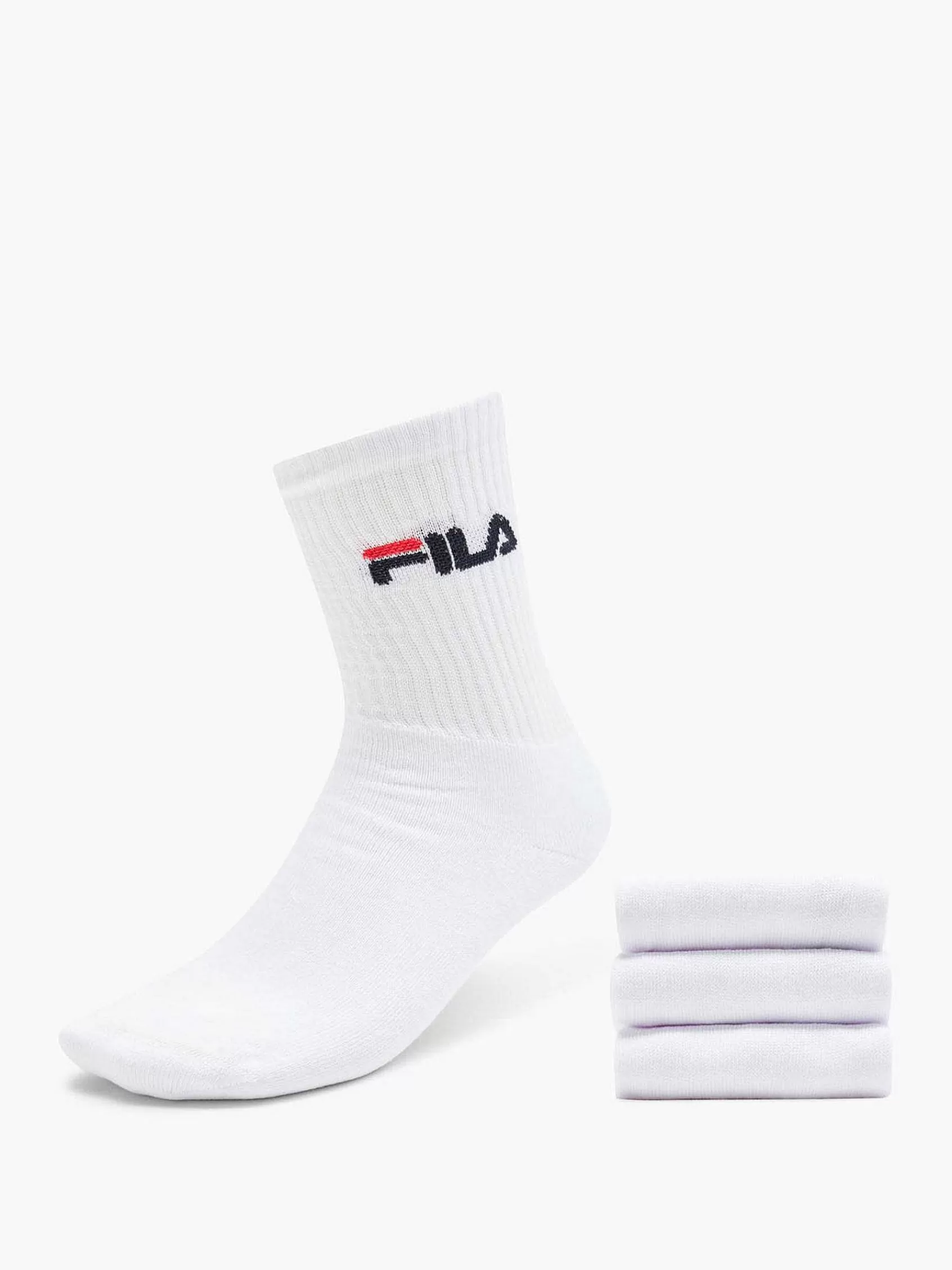 FILA Sokken>Te Sportsok 3 Pak Wit