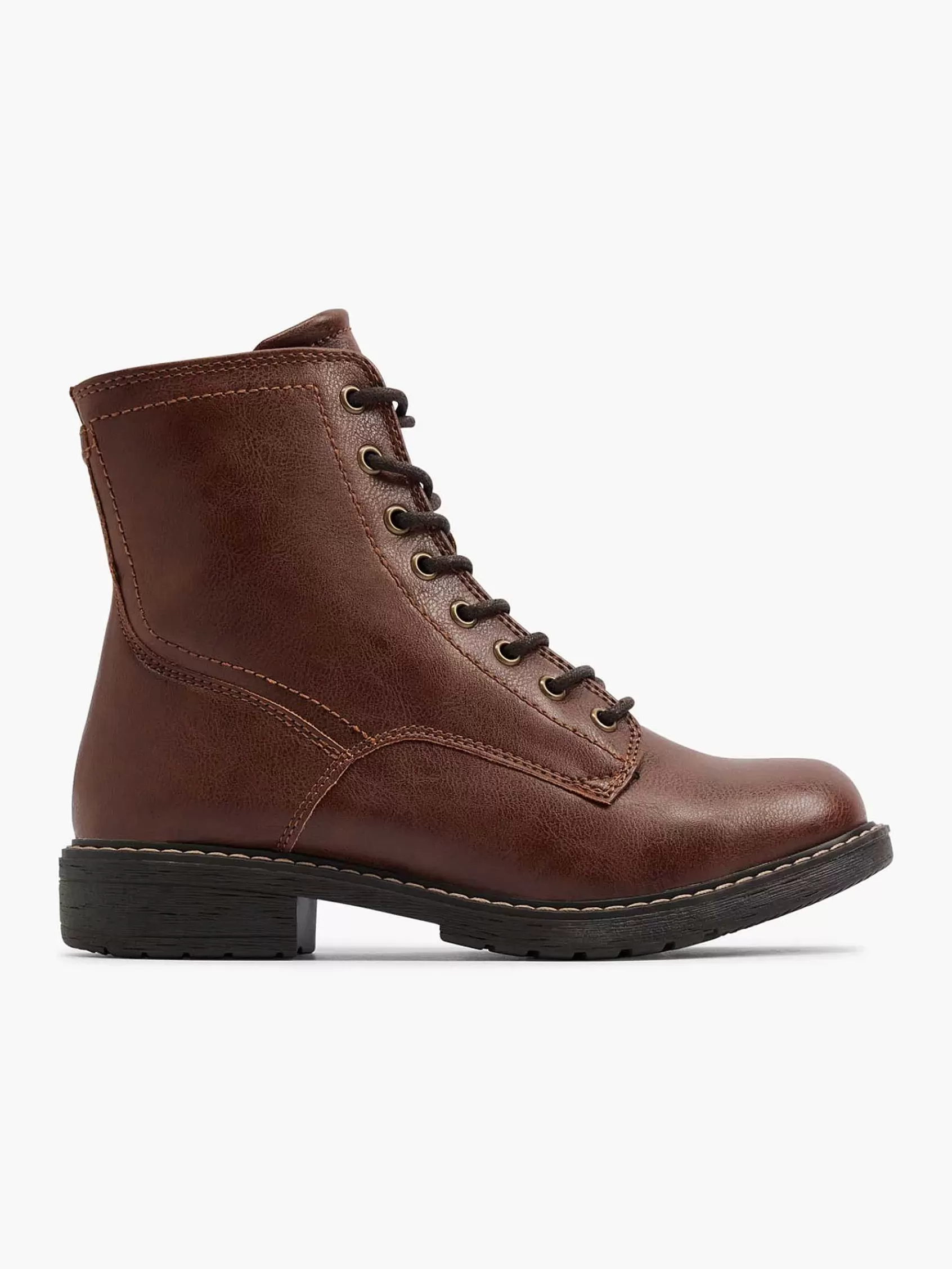 Graceland Enkellaarzen & Boots>Veterboot Cognac