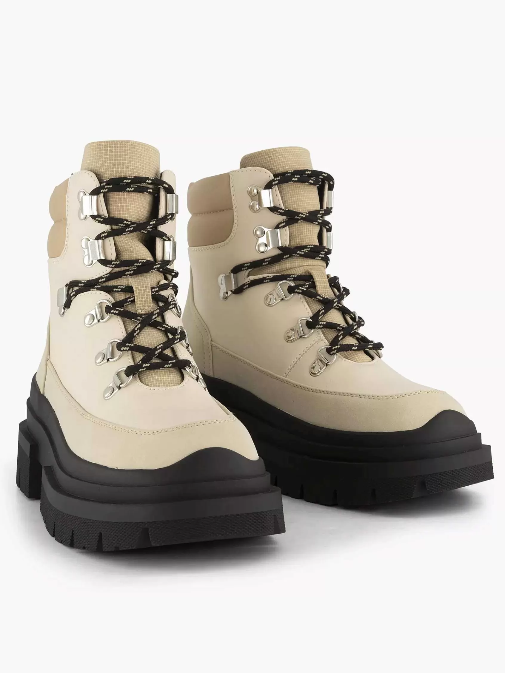 ONLY Shoes Enkellaarzen & Boots>Veterboot Beige