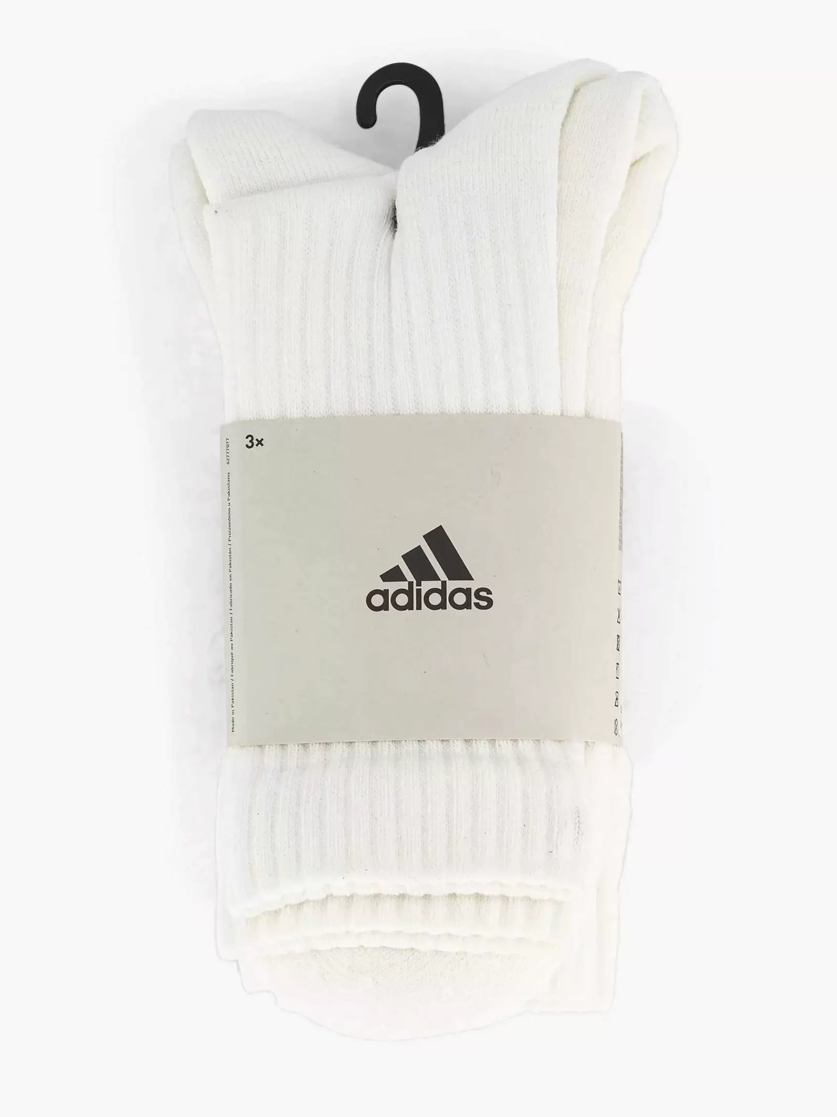 adidas Sokken>Witte C Lin Crew 3P Zwart Wit